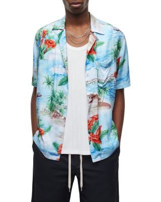 Allsaints Allsaints Catalina Hawaiian Shirt Size US XL / EU 56 / 4 - 1 Thumbnail