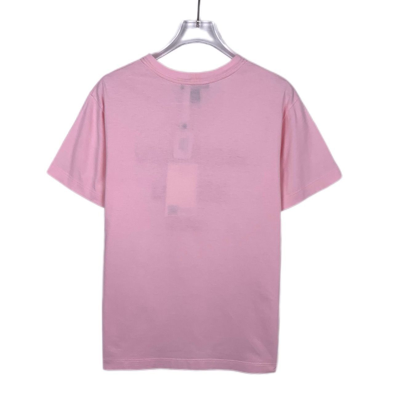 Louis Vuitton Louis Vuitton Pink Cotton T-Shirt With Chain Detail & Logo D Size M / US 6-8 / IT 42-44 - 3 Thumbnail