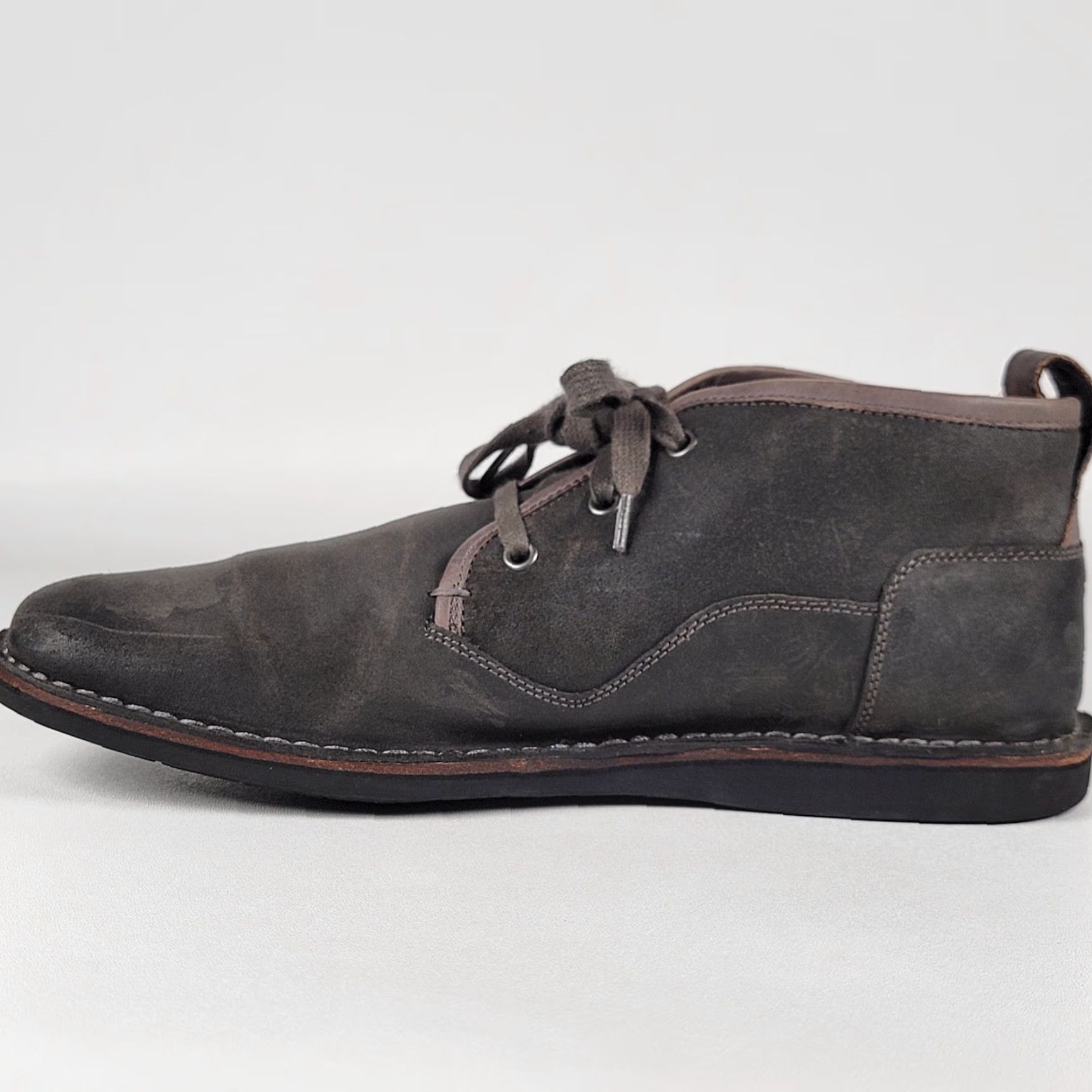 John Varvatos John Varvatos Star USA Hipster Chukka Boots Grey Leather Size 11 M Mens Size US 11 / EU 44 - 5 Thumbnail