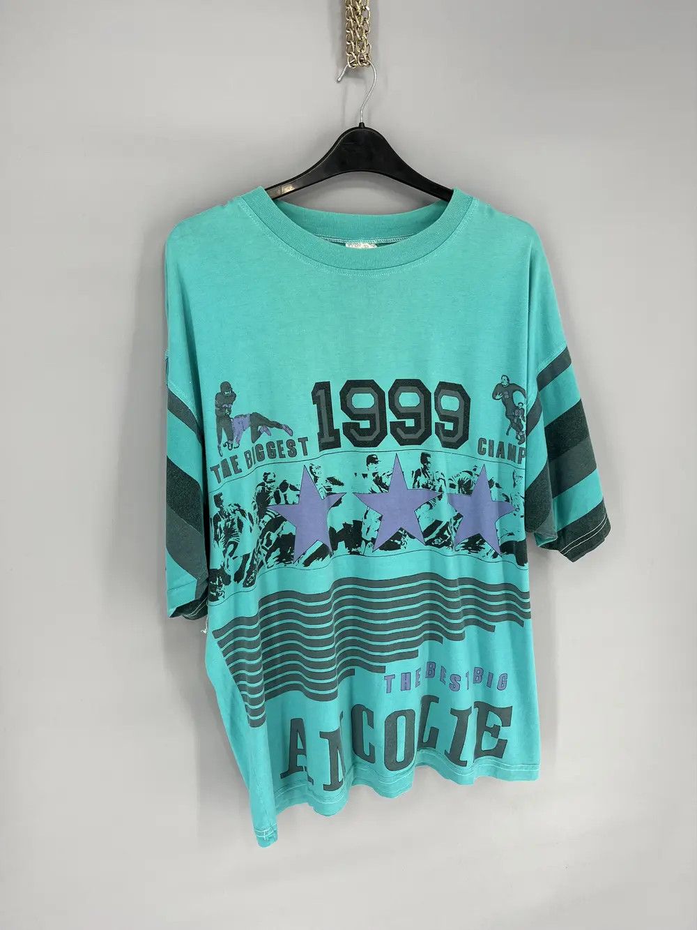 NFL × NHL Vintage 90s NFL American Football fullprint tees Size US XL / EU 56 / 4 - 2 Thumbnail