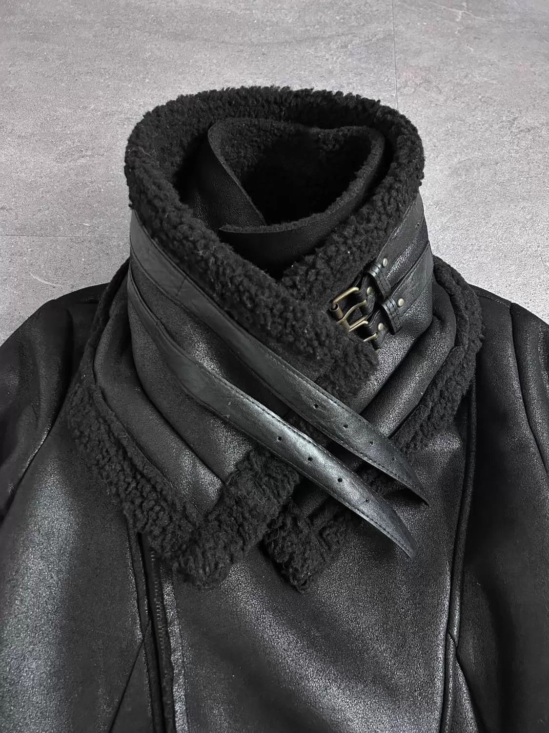 Other Double Mustang Vintage RO Shearling Unisex Jacket Size US S / EU 44-46 / 1 - 2 Thumbnail