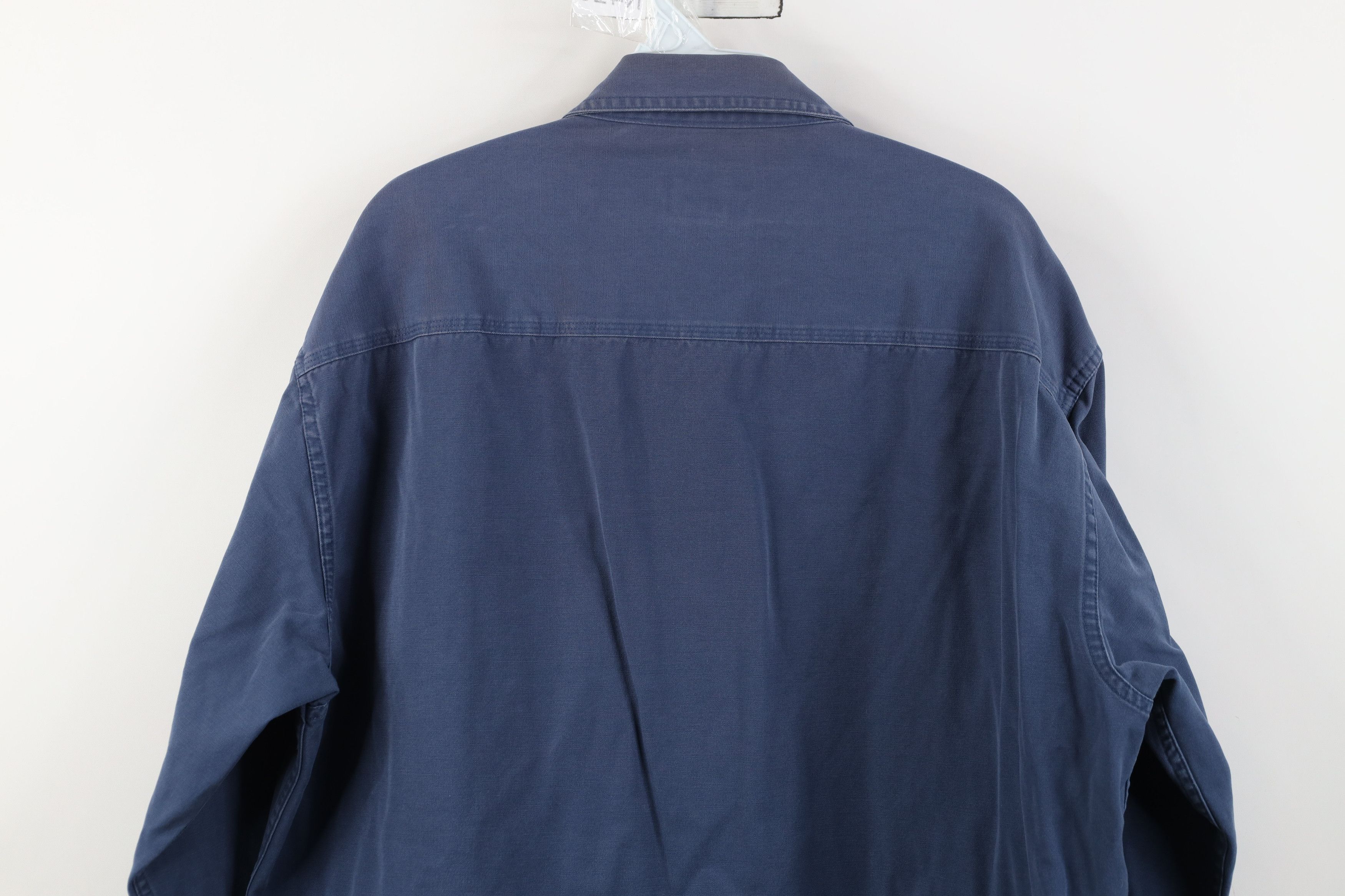 Cabelas Vintage 90s Cabelas Heavyweight Canvas Button Shirt Blue Size US L / EU 52-54 / 3 - 15 Thumbnail