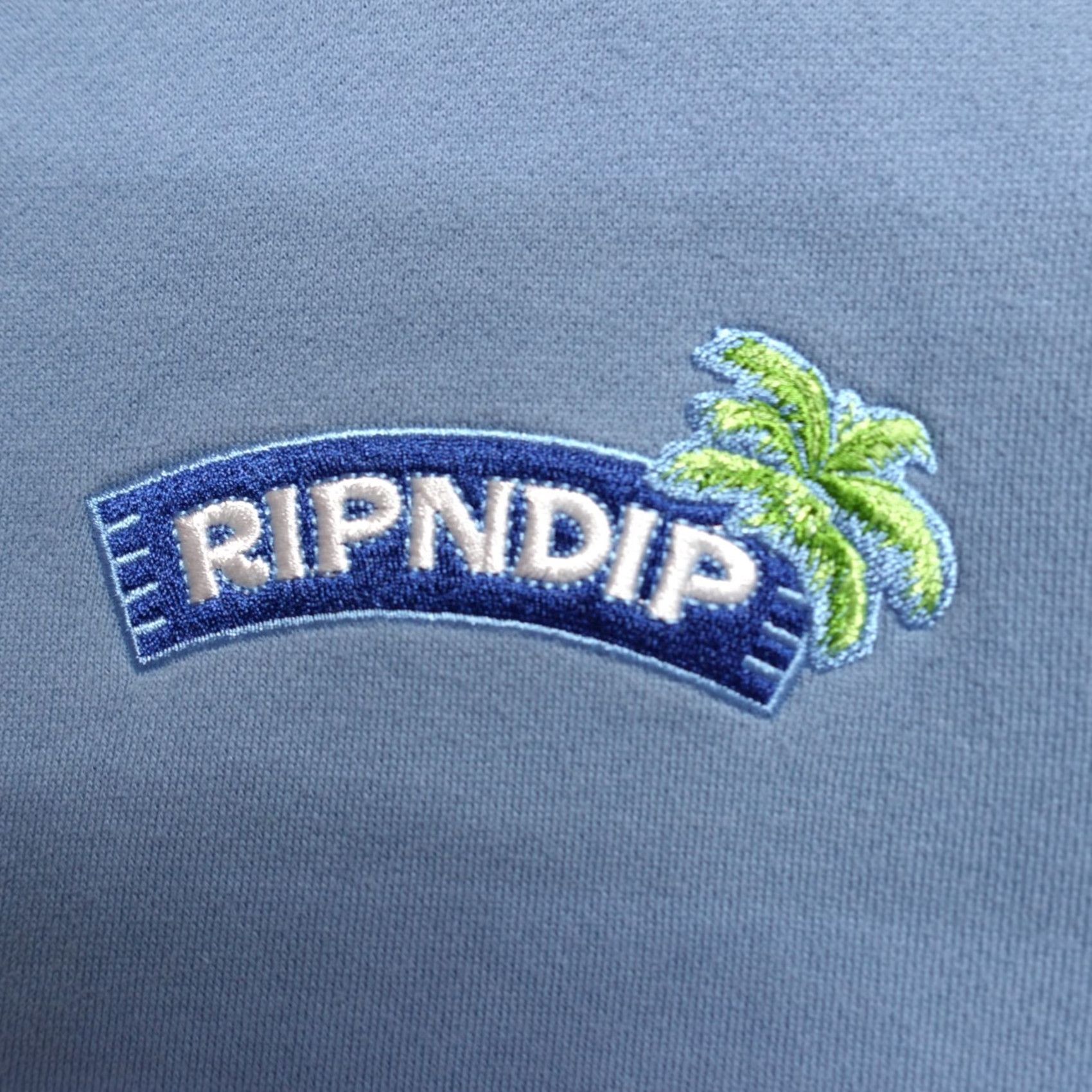 RIPNDIP VINTAGE RIPNDIP Sweatshirt Mens Crew Neck Long Sleeve Blue Embroidered Cat Pyramid Double Sided M Size US M / EU 48-50 / 2 - 6 Thumbnail