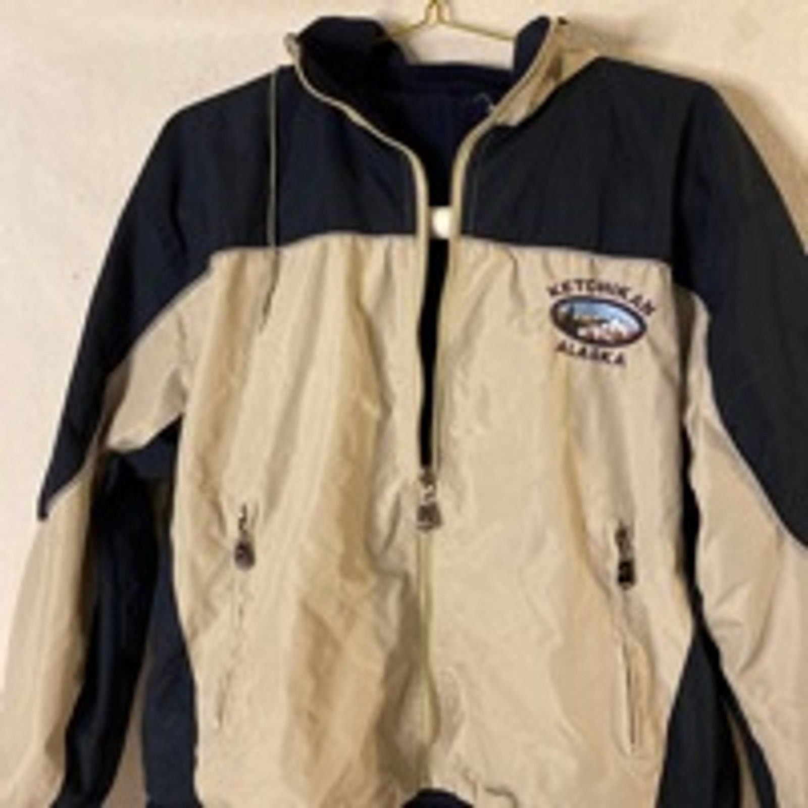 Other Y2K Beige & Navy Windbreaker Pullover Jacket XS Size XS / US 0-2 / IT 36-38 - 5 Thumbnail