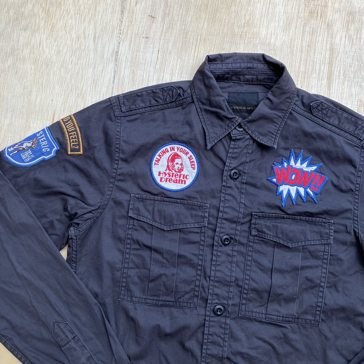 Hysteric Glamour × Japanese Brand × Vintage HYSTERIC GLAMOUR BUTTON UP LONG SLEEVE SHIRT Size US M / EU 48-50 / 2 - 2 Thumbnail
