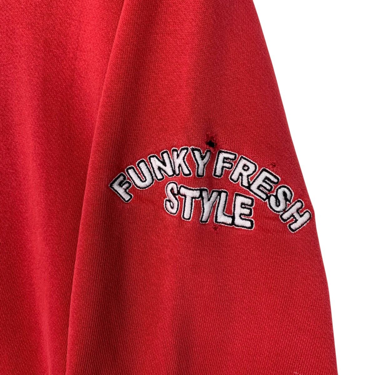 Japanese Brand FUNKY FRESH Style Embroidered Crewneck Sweatshirt #3628-C166 Size US M / EU 48-50 / 2 - 9 Thumbnail