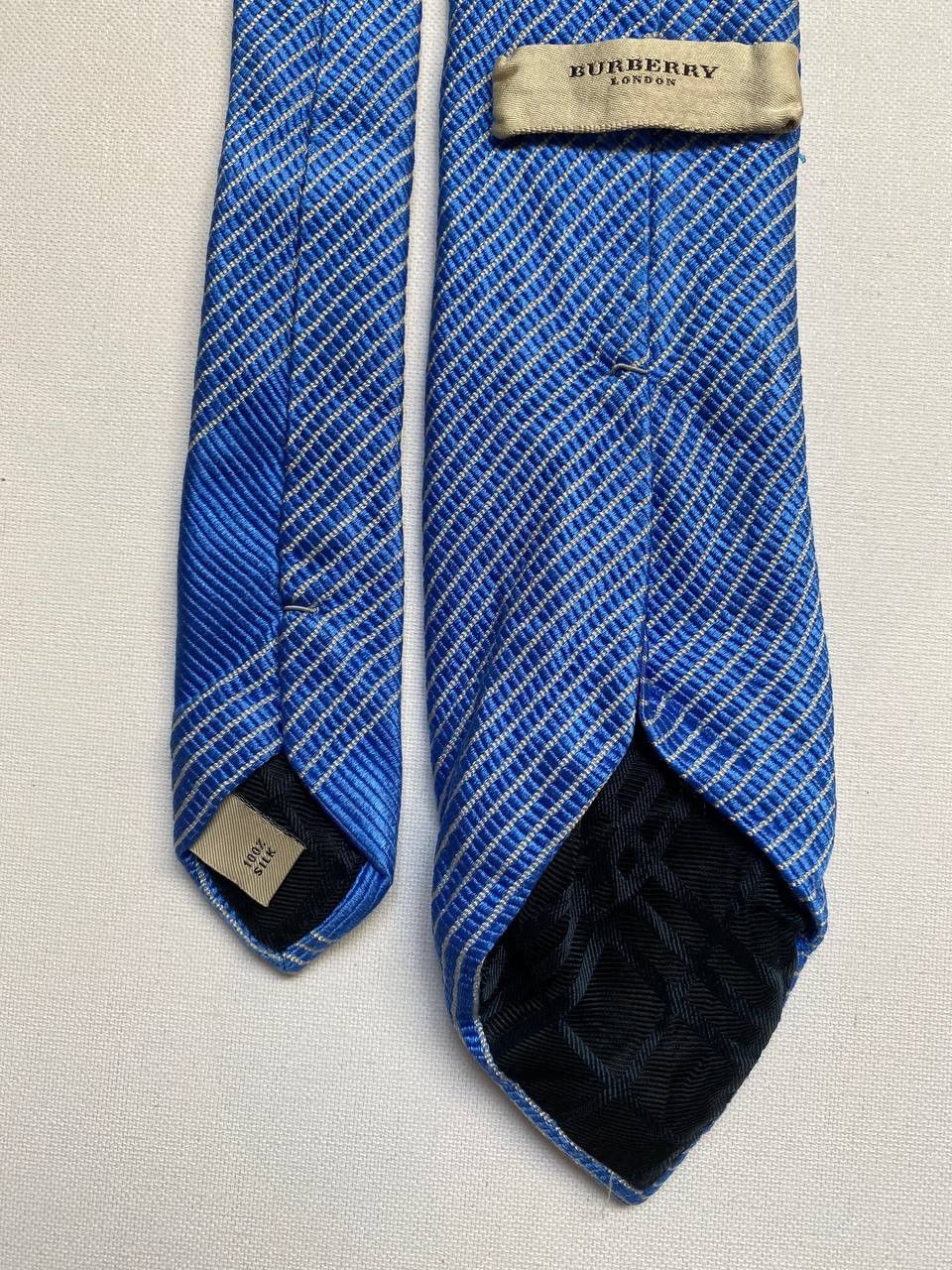Burberry Burberry London Mini Logo Striped Tie Size ONE SIZE - 2 Thumbnail