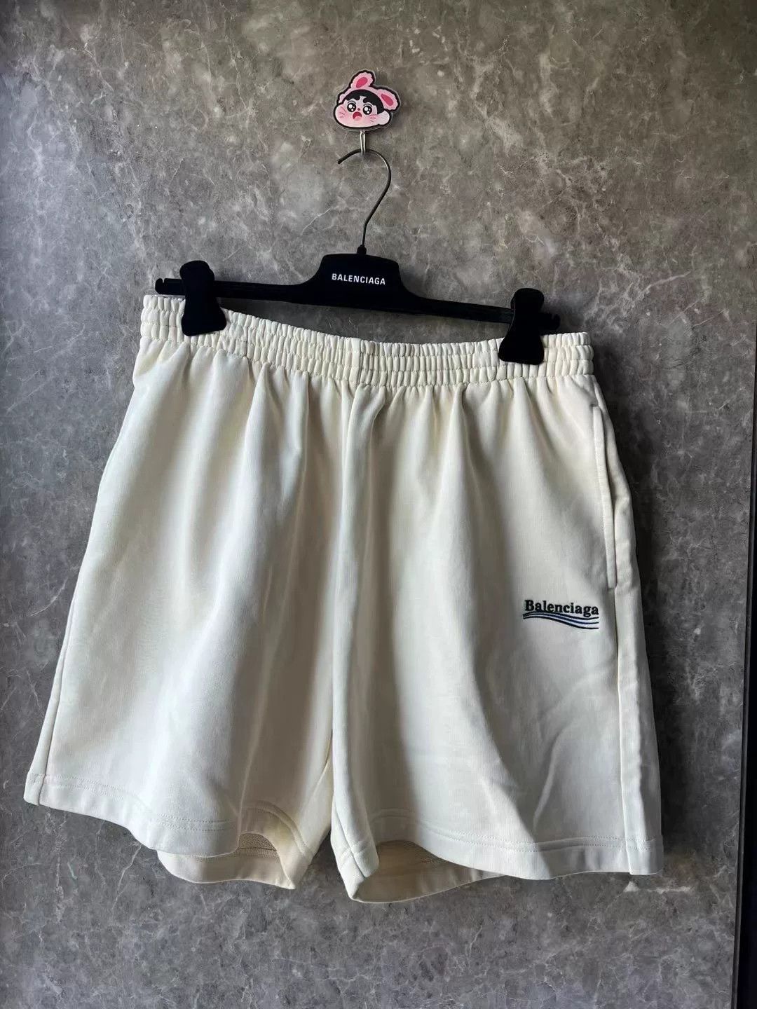 Balenciaga Balenciaga Solid Embroidered Coke Shorts Size US 28 / EU 44 - 1 Thumbnail