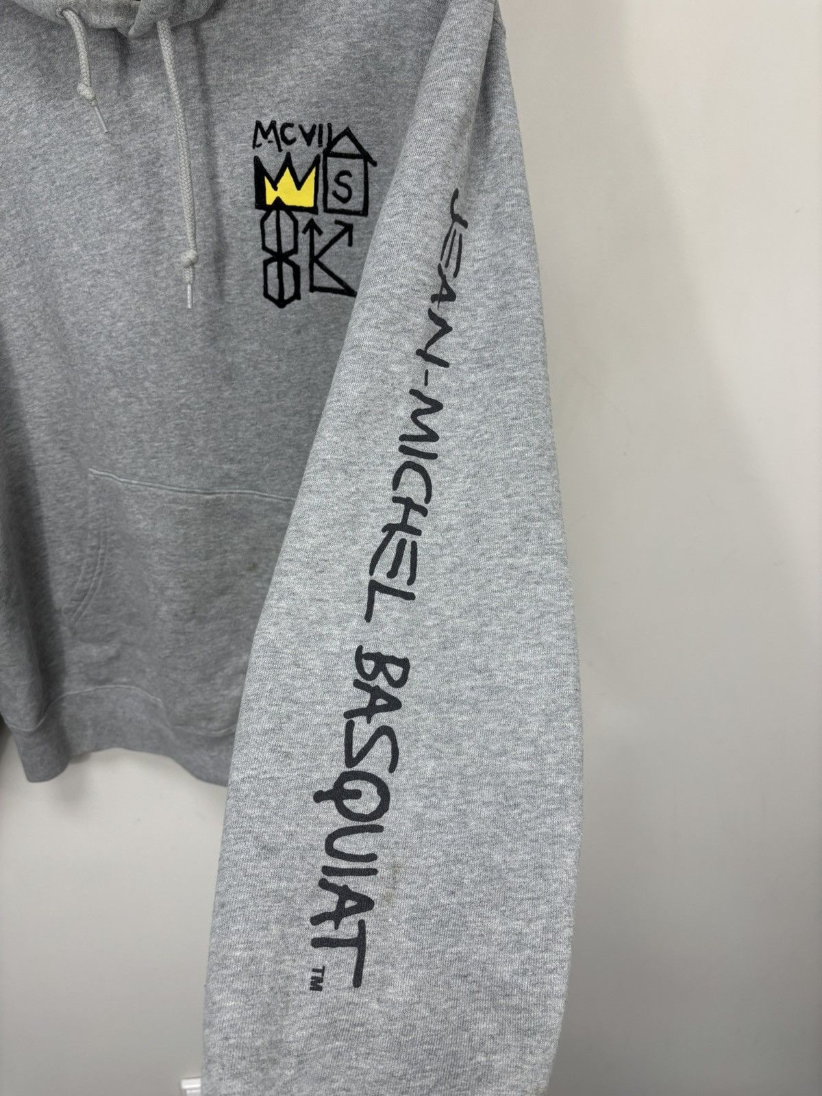 Uniqlo Uniqlo Jean Michel Basquiat Men’s Grey Classic Hoodie Size US L / EU 52-54 / 3 - 17 Thumbnail