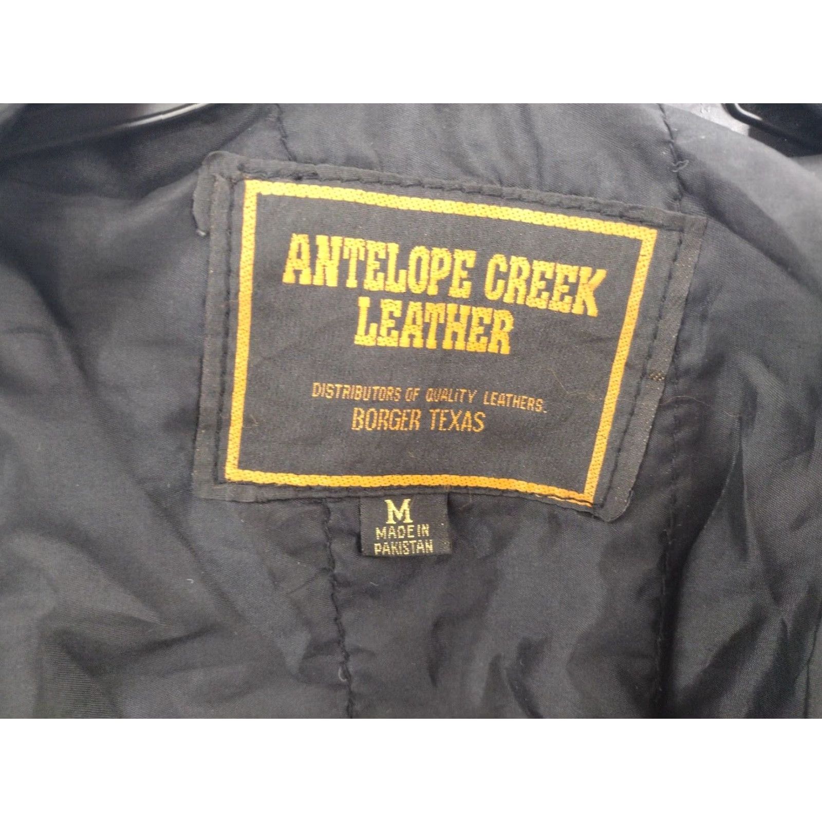 Vintage Antelope Creek Leather Jacket Womens Western Medium Size M / US 6-8 / IT 42-44 - 6 Thumbnail