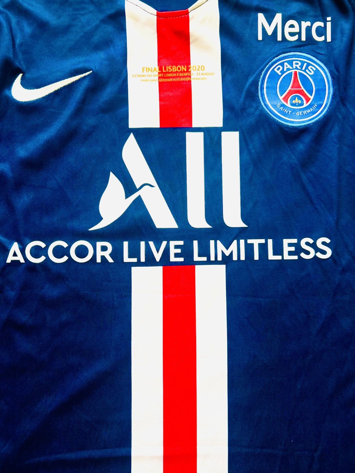 Nike PSG Final Jersey 2019/2020 Size US L / EU 52-54 / 3 - 3 Thumbnail