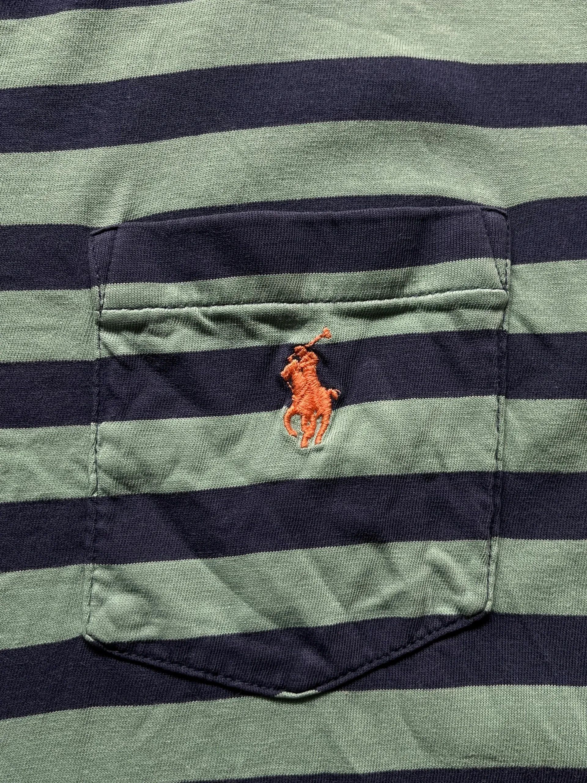 Polo Ralph Lauren Ralph Lauren Stripped Small Pony Pocket T-Shirt 2010's Rare Size US L / EU 52-54 / 3 - 2 Thumbnail