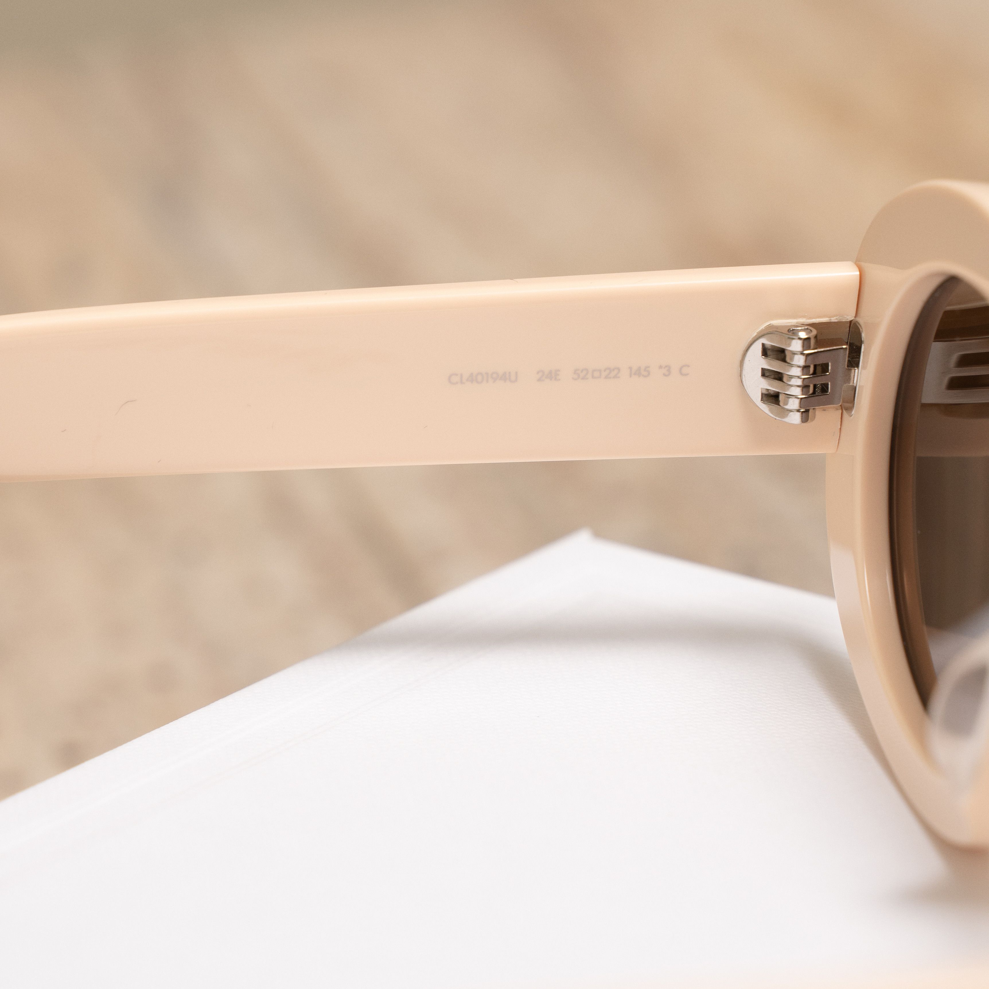Celine CELINE Triomphe 01 Oval Sunglasses Size ONE SIZE - 5 Thumbnail