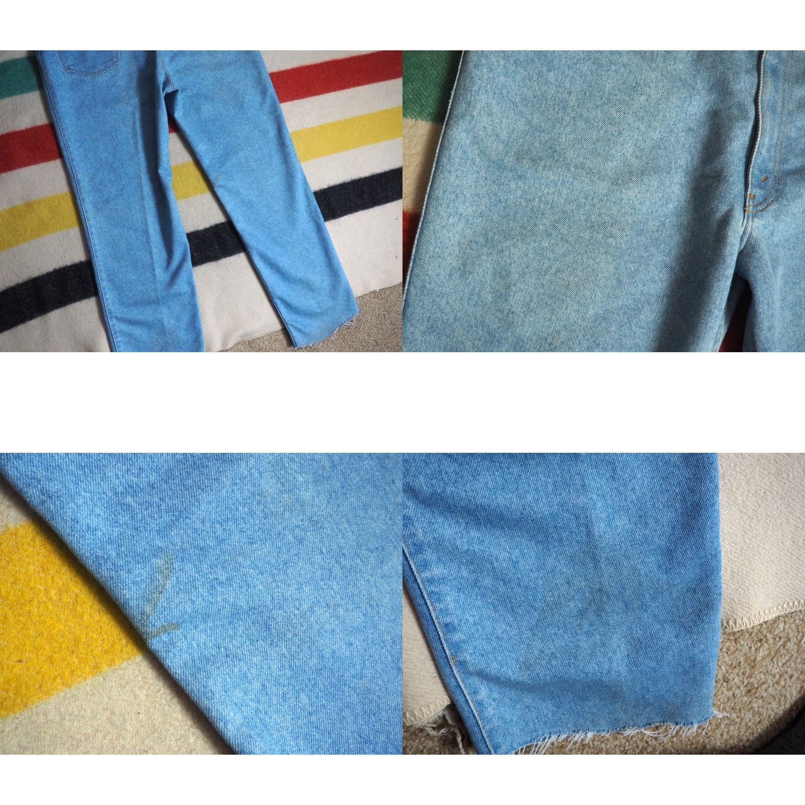 Levi's VTG Levi's Silver Medal Light Wash Denim Jeans 42x31 Mens Relaxed Straight 90s Blue Cotton Bag? Size US 42 / EU 58 - 9 Thumbnail