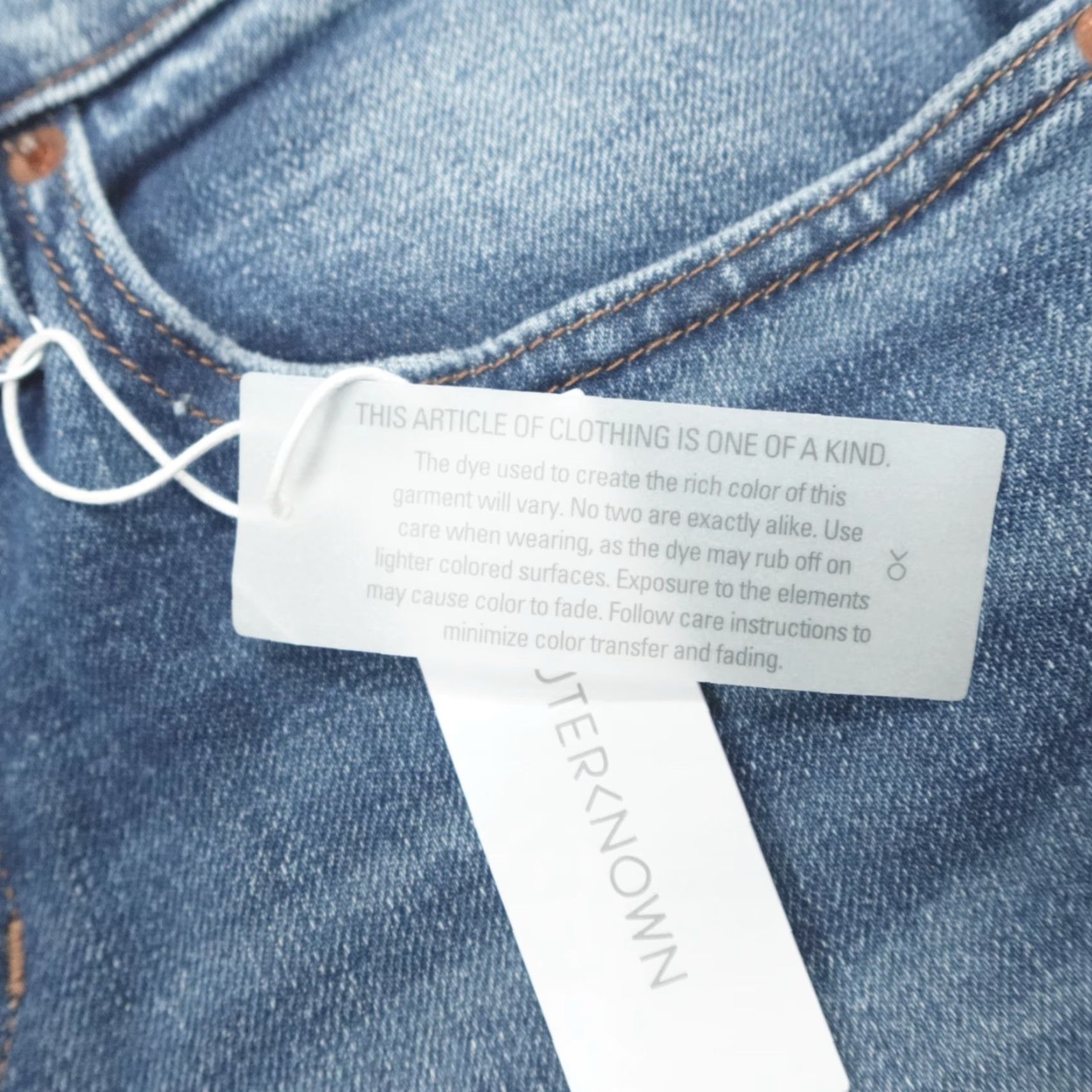Outerknown Outerknown Sea Jeans The Cove Slim Denim Men's 28x30 Organic Cotton Jeans Slim Blue 5-Pocket Regular Mens Size US 28 / EU 44 - 3 Thumbnail