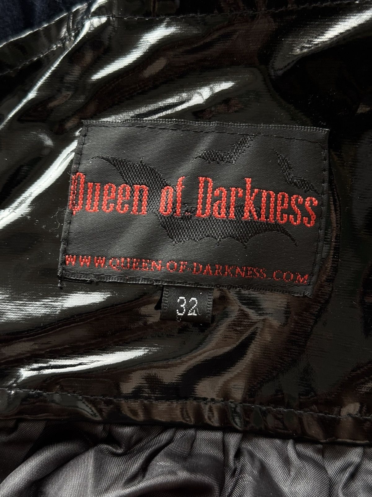 If Six Was Nine Queen of Darkness avant garde gothic latex mini skirt Y2K Size 26" / US 2 / IT 38 - 5 Thumbnail