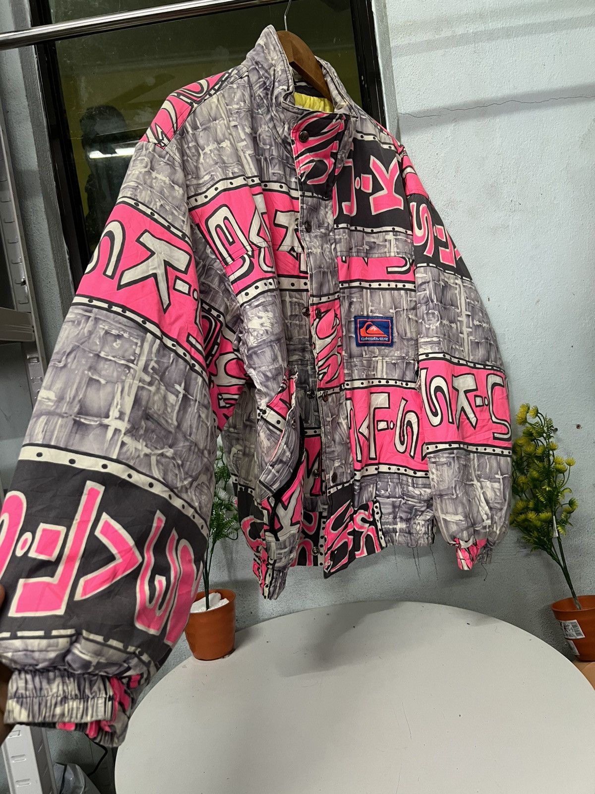 Quiksilver × Vintage RARE QUIKSILVER SKI BOMBER JAVKET SKI Size US L / EU 52-54 / 3 - 2 Thumbnail
