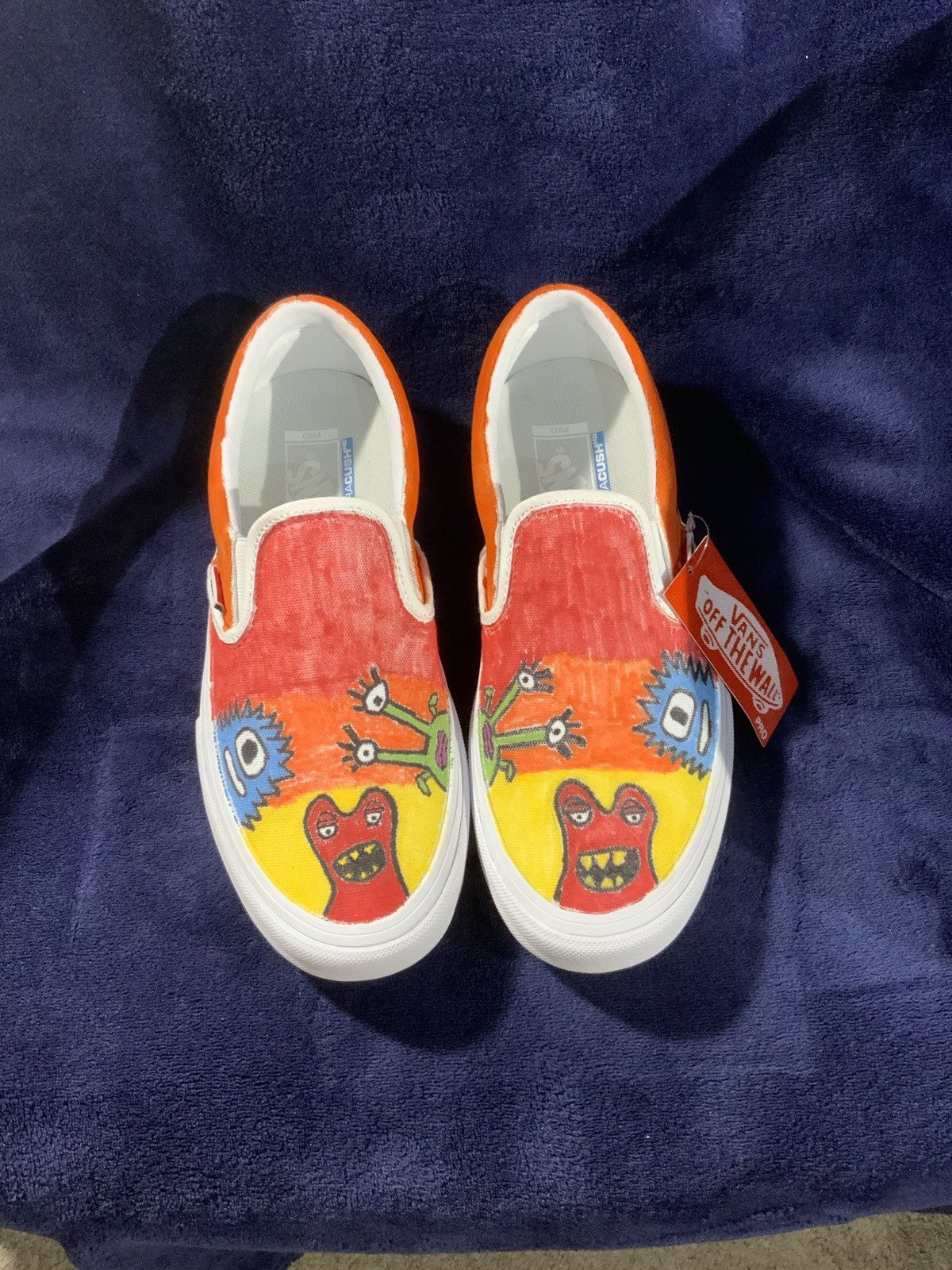 Vans Custom slip on Vans Size US 7.5 / EU 40-41 - 1 Thumbnail