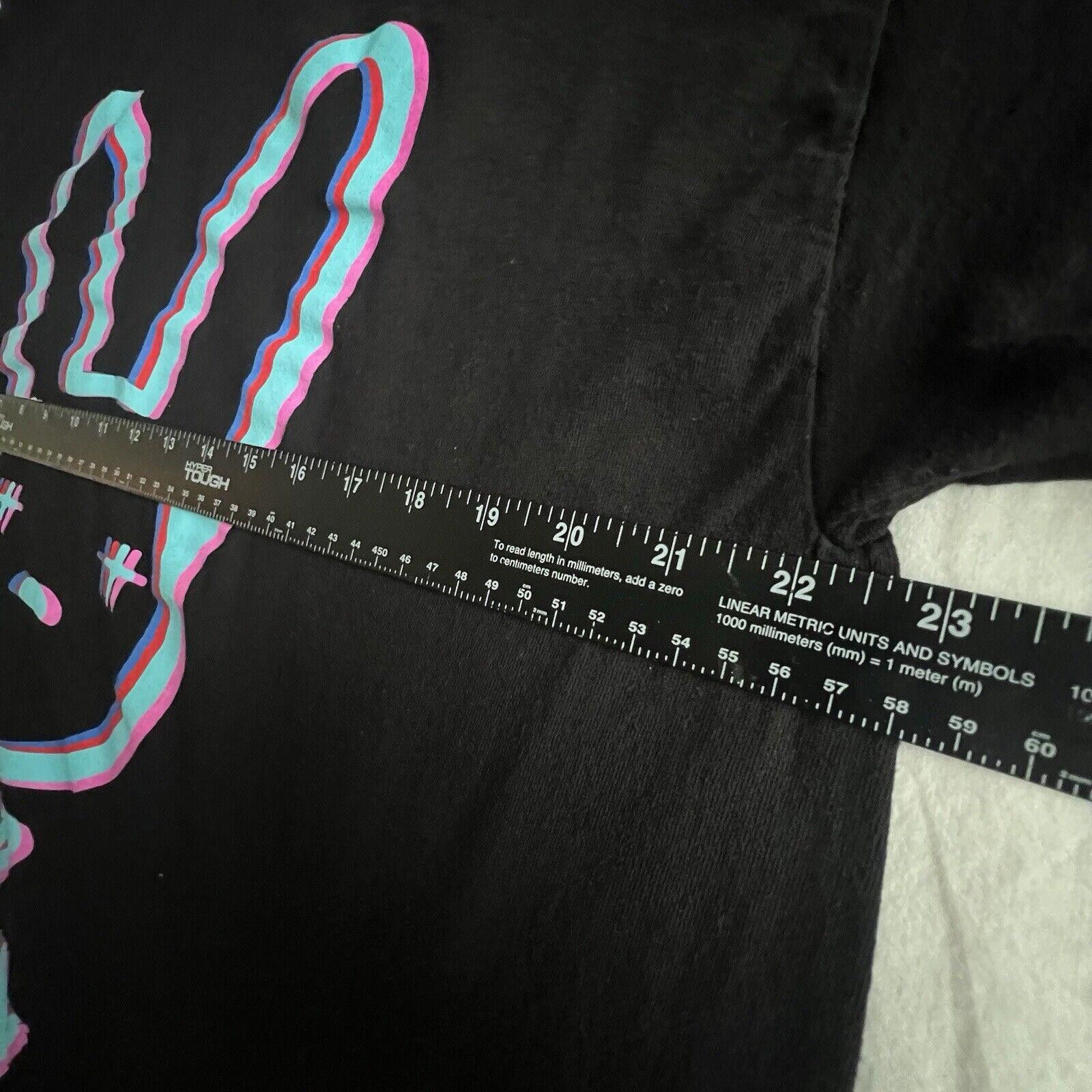 Designer Bad Bunny Worlds Hottest 2022 Tour 3D T Shirt Size XL Black Size ONE SIZE - 5 Thumbnail