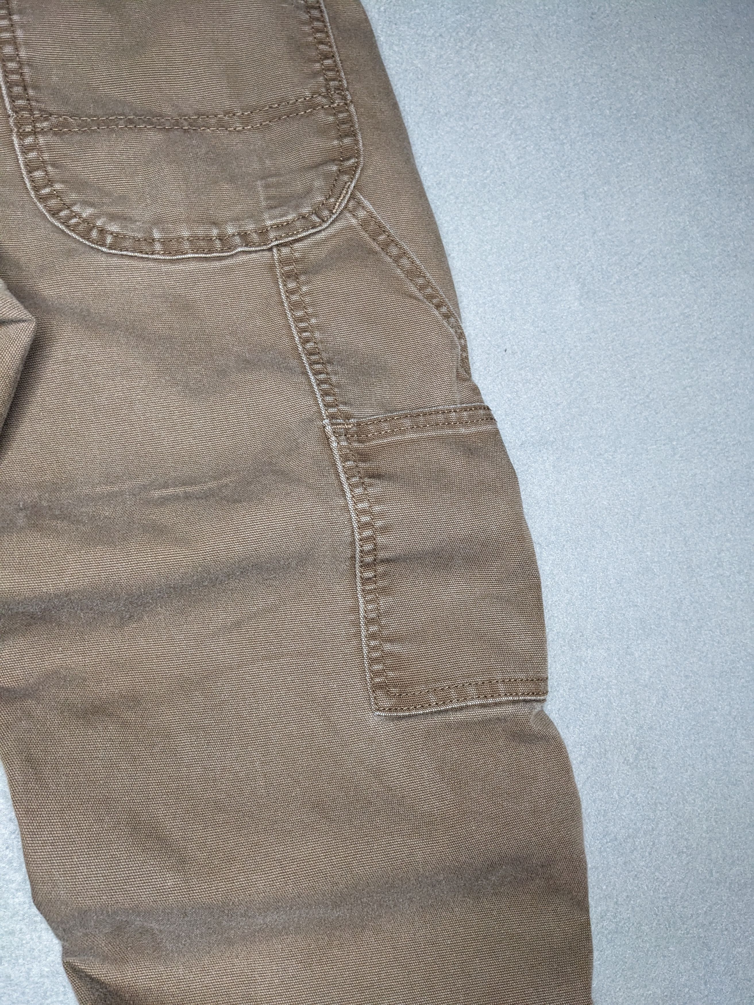 Dickies Dickies Carpenter Pants 32x31 Canvas Brown Distressed Faded Size US 32 / EU 48 - 8 Thumbnail
