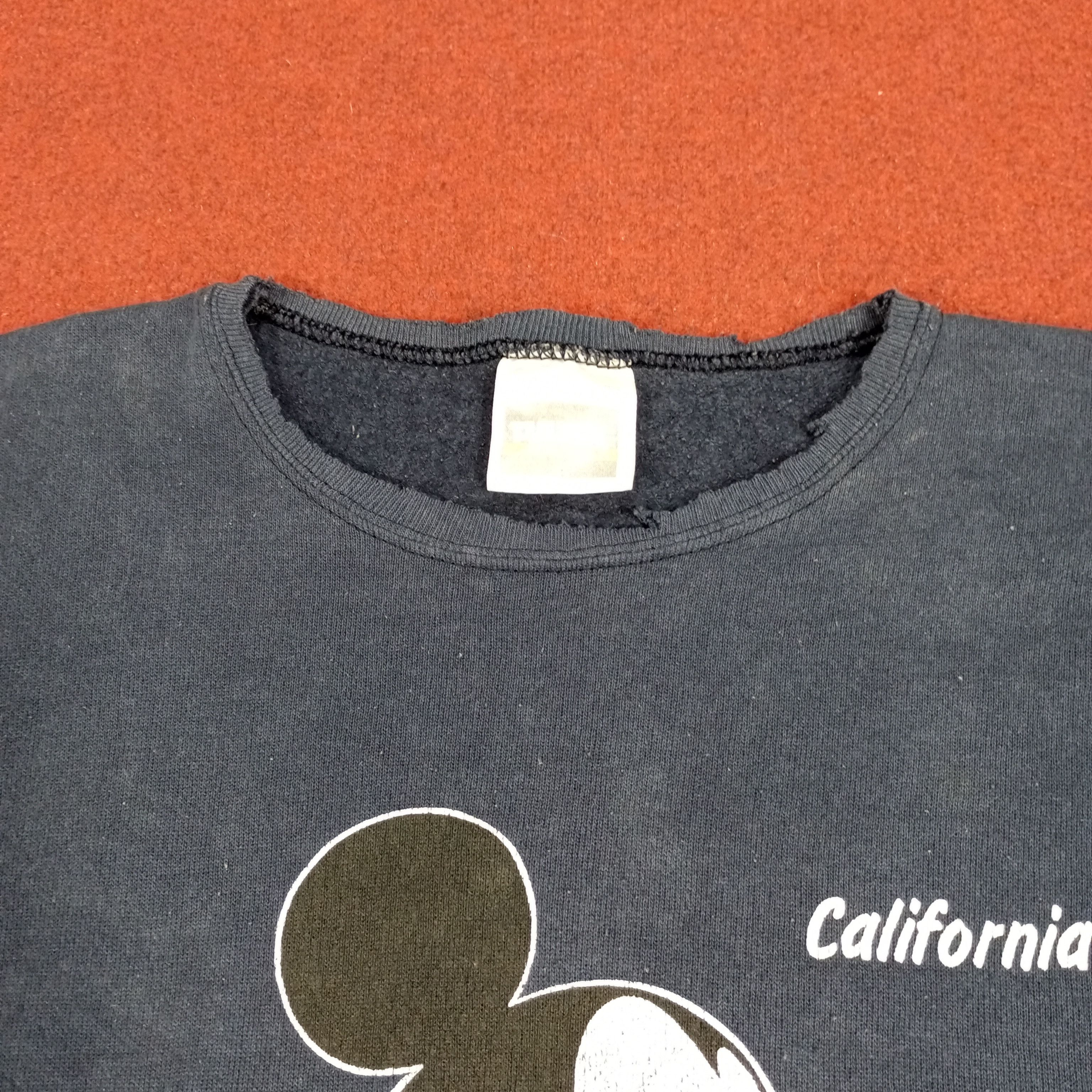 Disney × Mickey Mouse × Vintage Mickey Mouse California Distressed Disney Sweatshirt Size US L / EU 52-54 / 3 - 6 Thumbnail