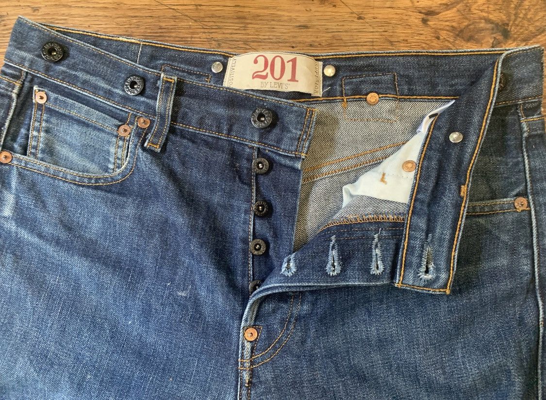 Levi's Vintage Levi 201 1870-1901 reproduction W29 L32 Size US 29 - 4 Thumbnail