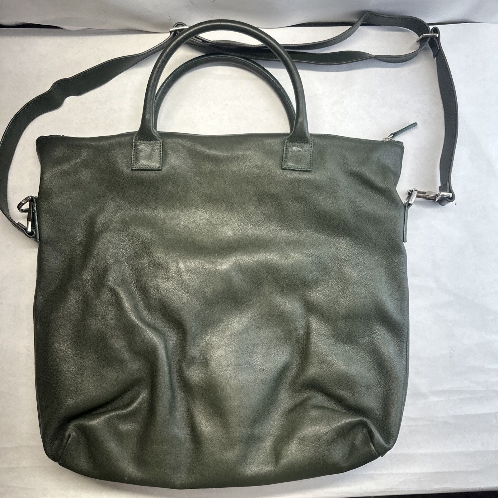 WANT Les Essentiels WANT Les Essentiels O’Hare Large Leather Tote Bag - Green Size ONE SIZE - 9 Thumbnail