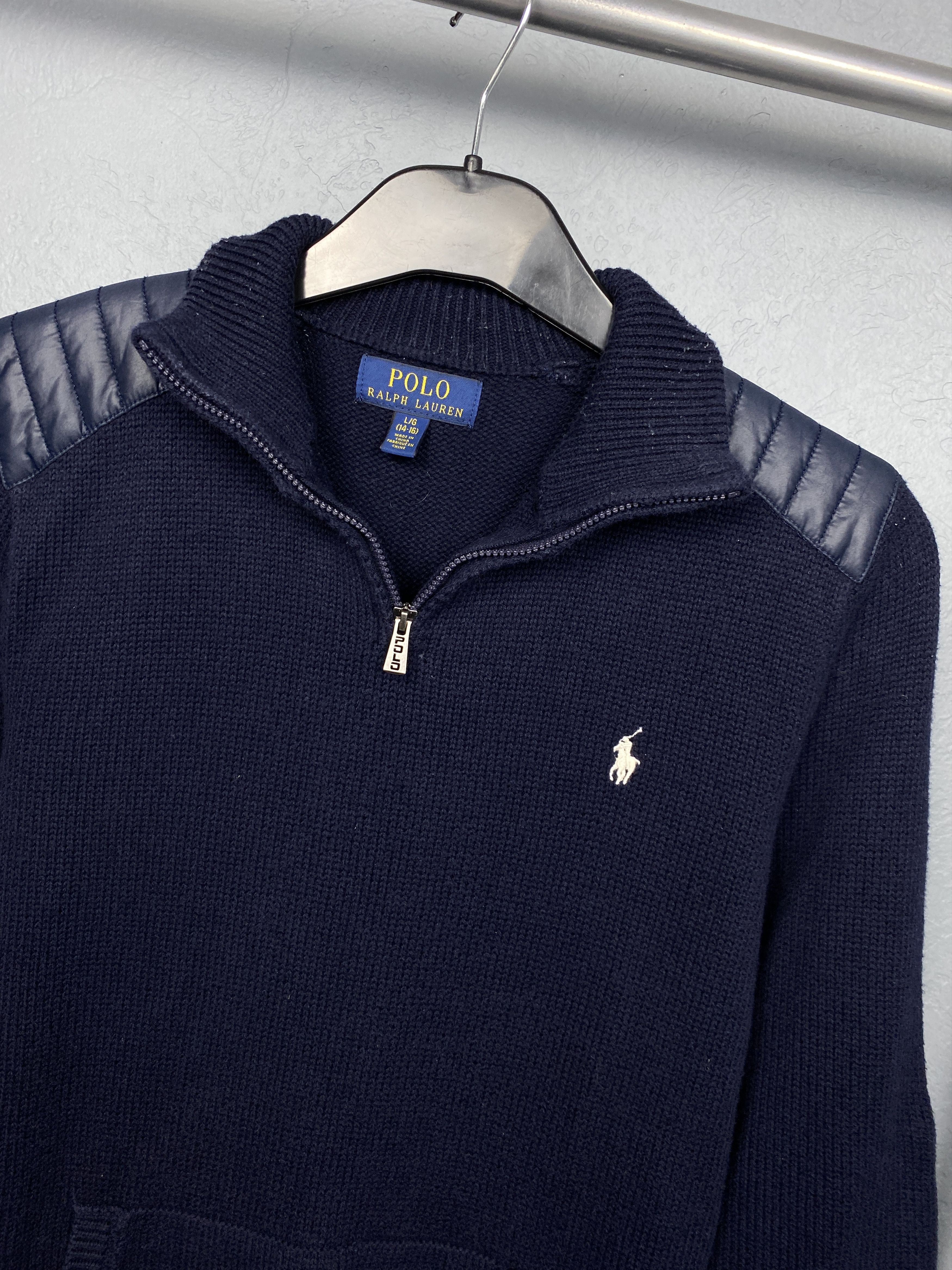Polo Ralph Lauren Polo Ralph Lauren Vintage Mens Quarter 1\4 Zip Knit Sweater Size US S / EU 44-46 / 1 - 5 Thumbnail