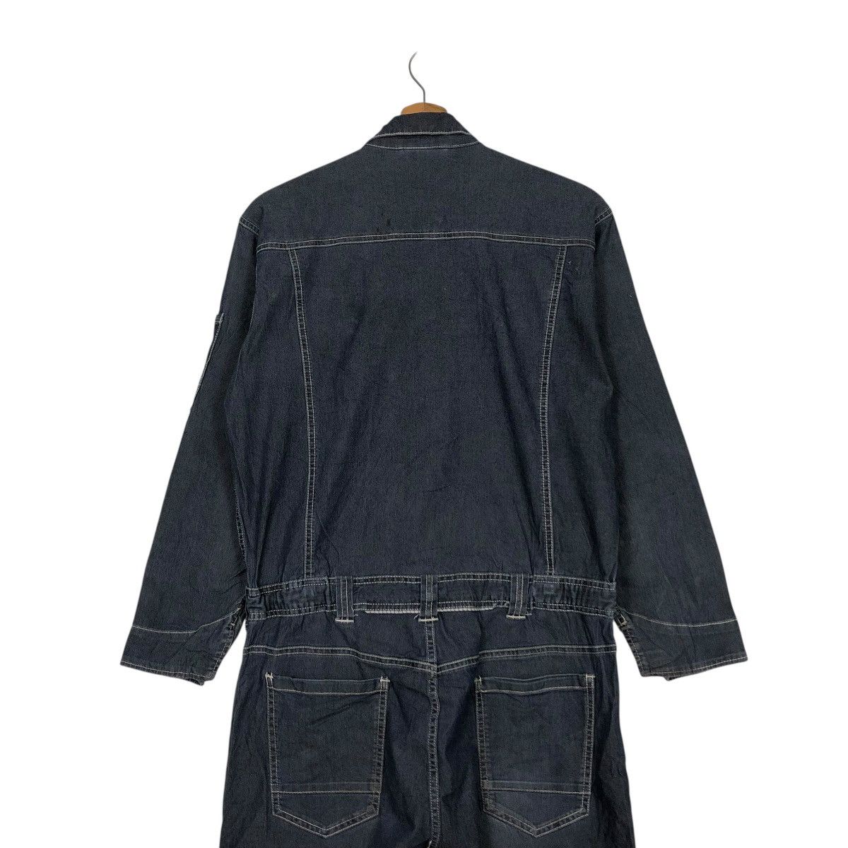 Japanese Brand 🔥VINTAGE DENIM WORKER OVERALL DICKIES USA INDIGO Size US 32 / EU 48 - 11 Thumbnail