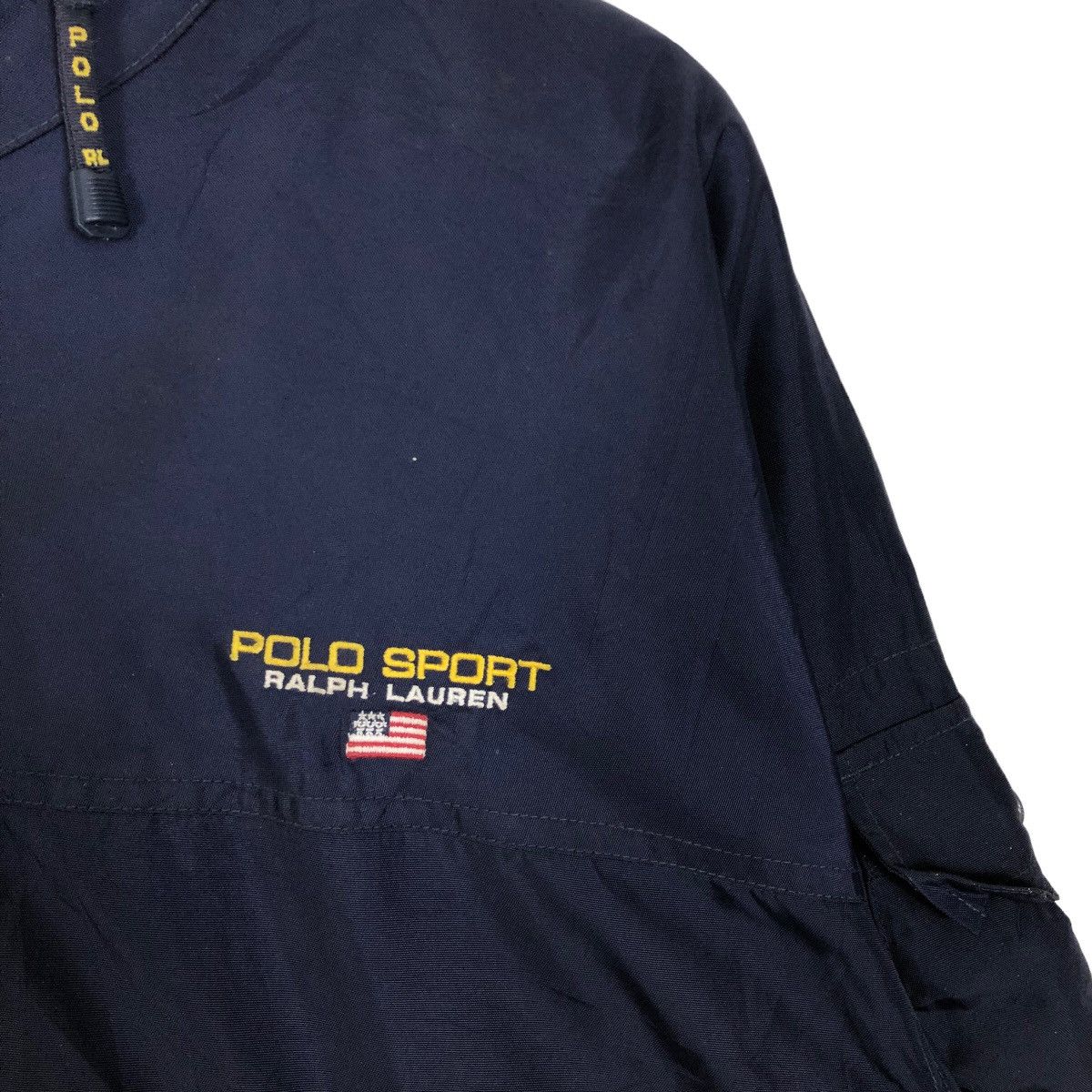 Polo Ralph Lauren Vintage Polo Sport Ralph Lauren Nylon Light Jacket Size US L / EU 52-54 / 3 - 7 Thumbnail