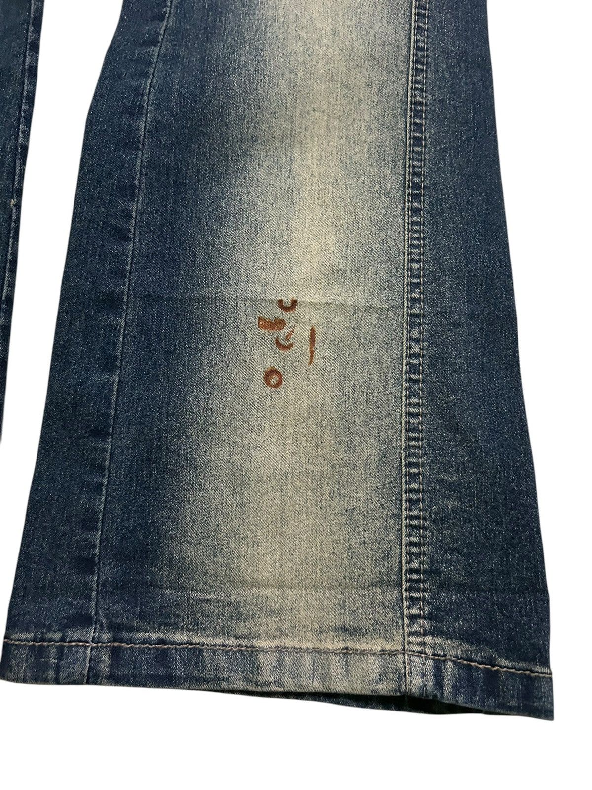 Japanese Brand × Kapital × Vintage FLARE Japanese Denim Jeans Rusty Mudwash Faded Rare Size US 27 - 9 Thumbnail
