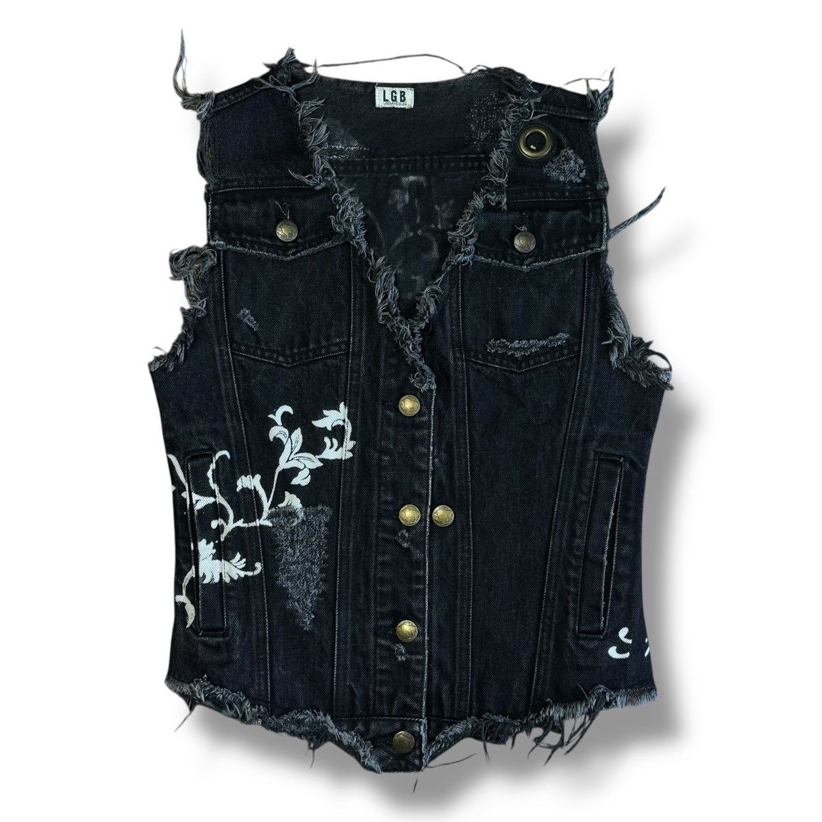 Le Grande Bleu (L.G.B.) LGB Sleeveless Denim Corset Jacket L.G.B. If six was nine Size US XS / EU 42 / 0 - 2 Thumbnail