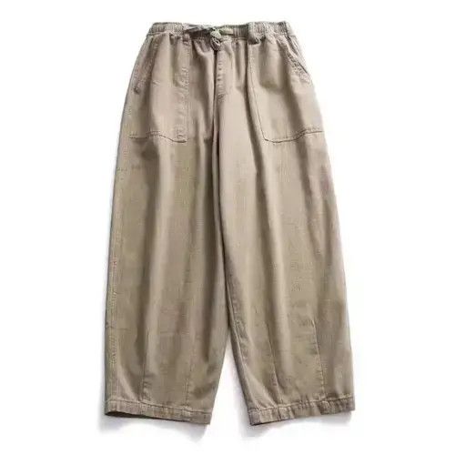 Japanese Brand 20AW Indigo Union Japan Khaki Worker Straight Leg Pants Size US 32 / EU 48 - 1 Thumbnail