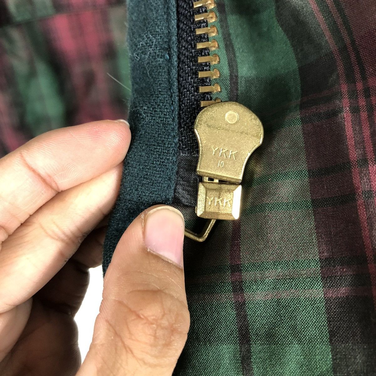 Vintage 🔥VINTAGE WAX JACKET WORKER BRITISH MILLERAIN TARTAN DESIGN Size US M / EU 48-50 / 2 - 18 Thumbnail
