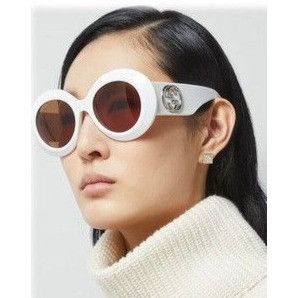 Gucci NEW GUCCI SUNGLASSES GG1647S 003 WOMEN ROUND WHITE BROWN Size ONE SIZE - 4 Thumbnail