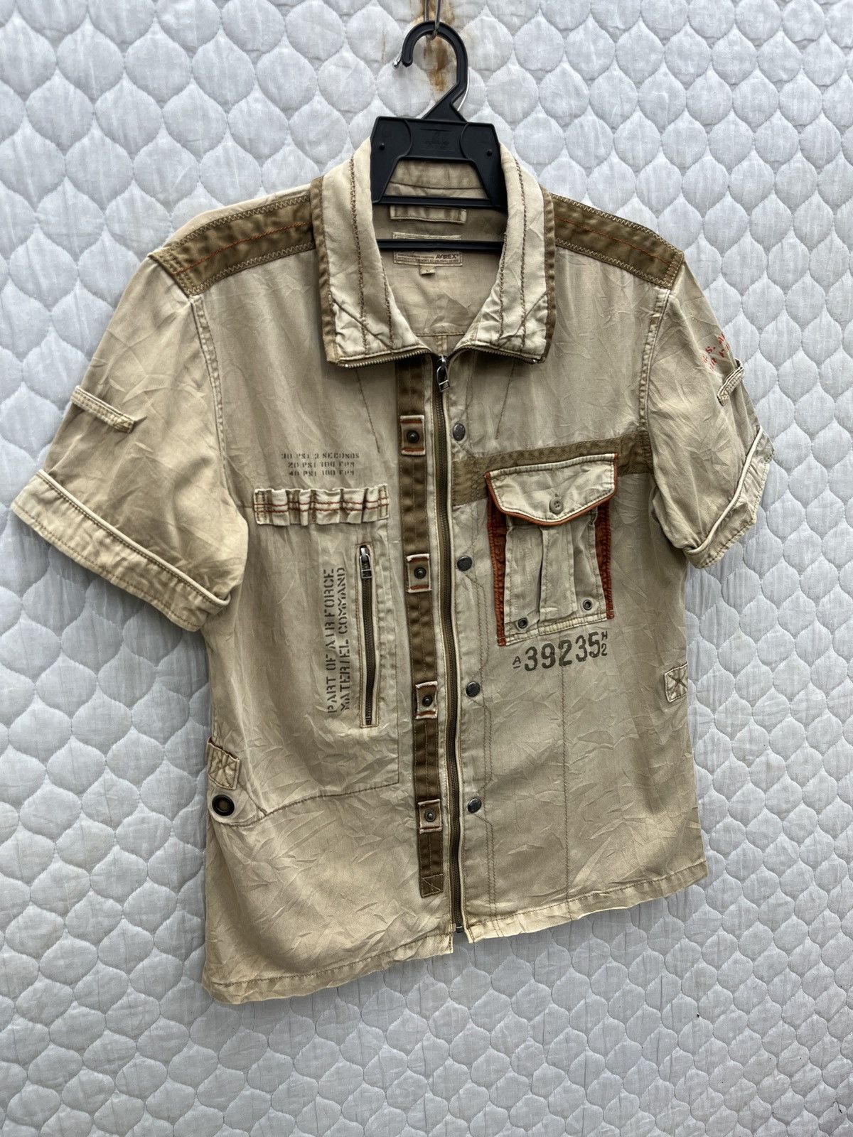 Avirex 🔥STEALS🔥 AVIREX MILITARY ZIPPER SHIRTS Size US M / EU 48-50 / 2 - 2 Thumbnail
