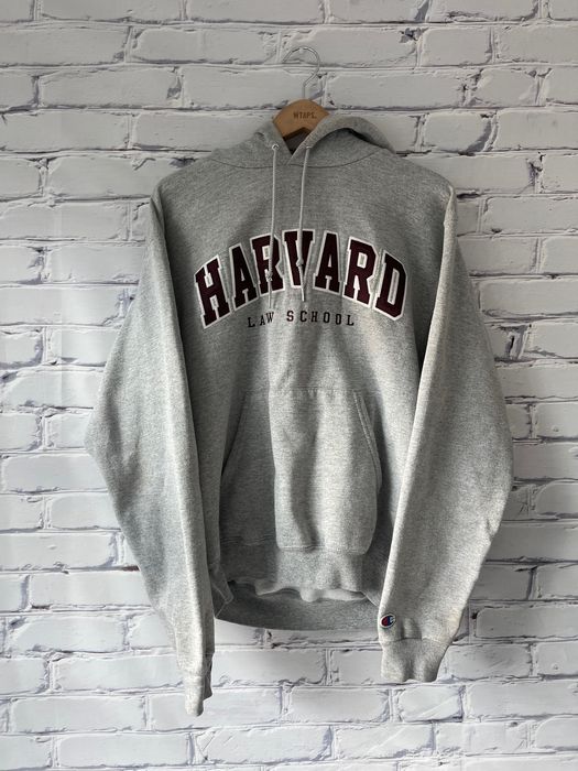 Vintage Vintage 2000s Champion Harvard Law School Hoodie Grailed