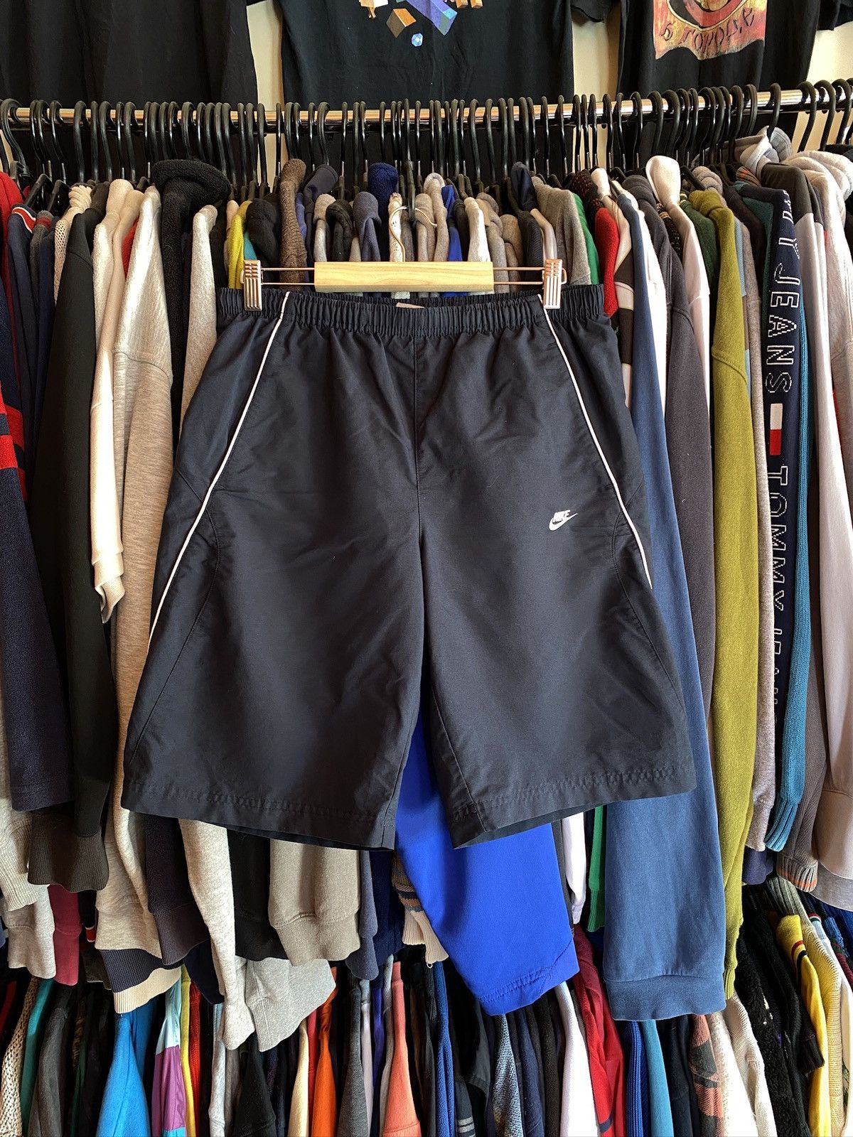 Nike VINTAGE NIKE NYLON SHORTS Y2k Size US 31 - 1 Thumbnail