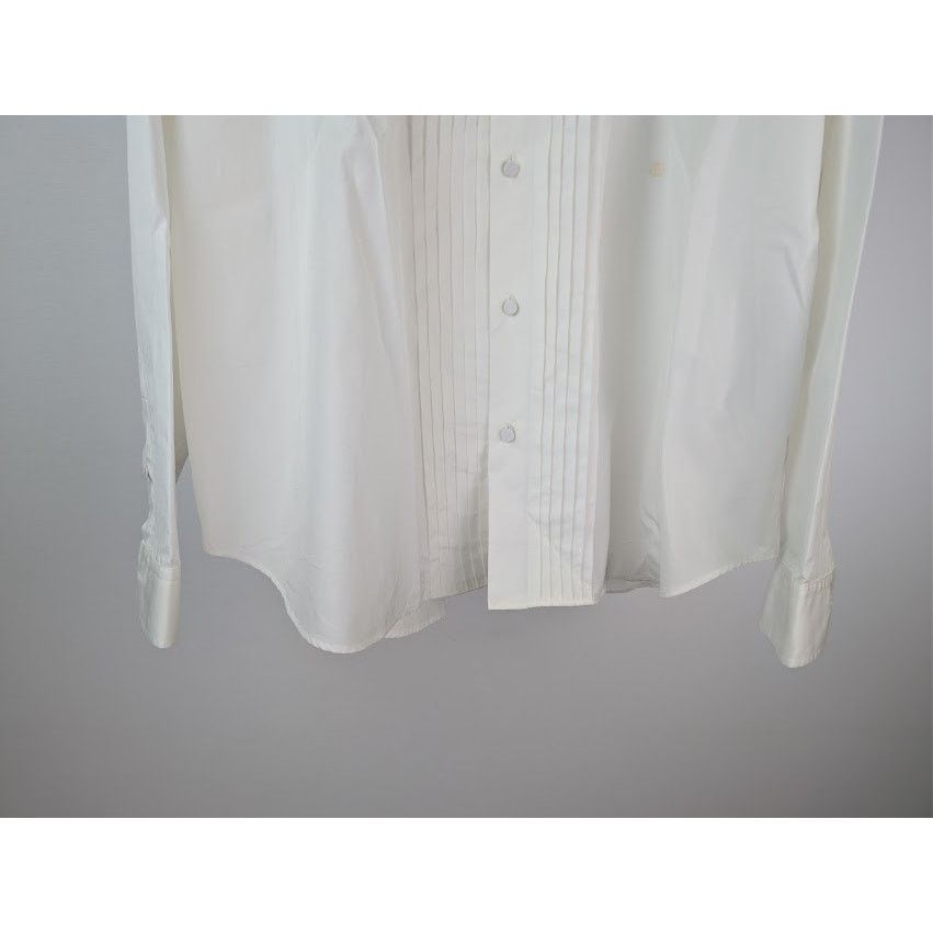 Gucci o1rshd1 Piece Dyed Popeline Over Boxy Shirt in Natural White Size US XL / EU 56 / 4 - 4 Thumbnail