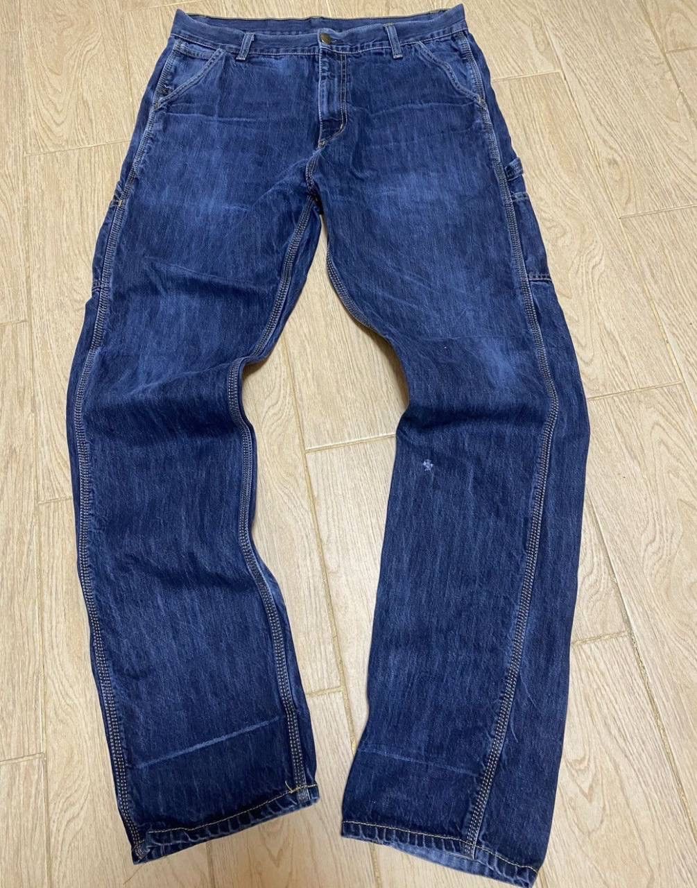 Carhartt × Carhartt Wip Carhartt Cargo faded y2k Jeans Pants Size US 33 - 5 Thumbnail