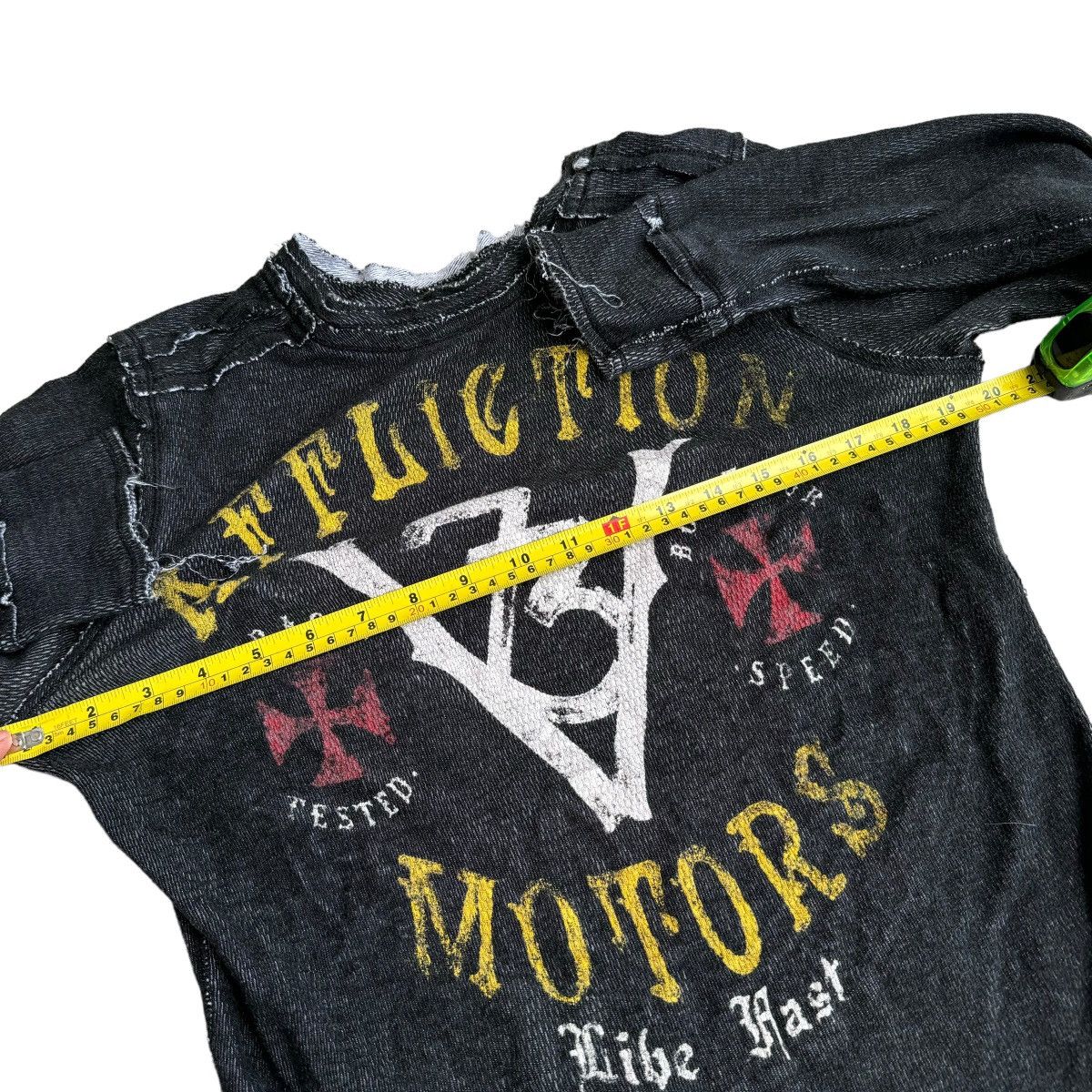 Affliction × Southpole × Vintage Affliction Y2K Reversible Thermal Long Sleeve Shirt Grunge Size US S / EU 44-46 / 1 - 12 Thumbnail
