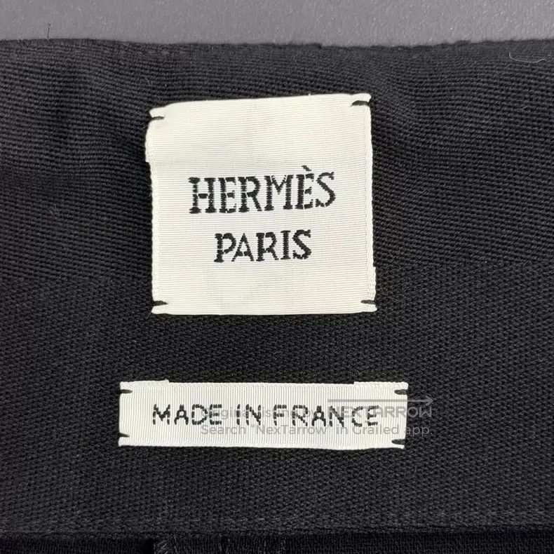 Hermes Hermes Black Wool Fabric Suit Trousers Size 26" / US 2 / IT 38 - 5 Thumbnail