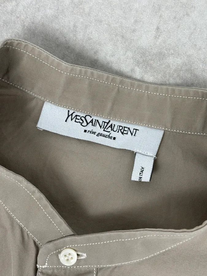 Yves Saint Laurent AW2005 Yves Saint Laurent Beige Cotton Cargo Shirt Size US M / EU 48-50 / 2 - 8 Thumbnail