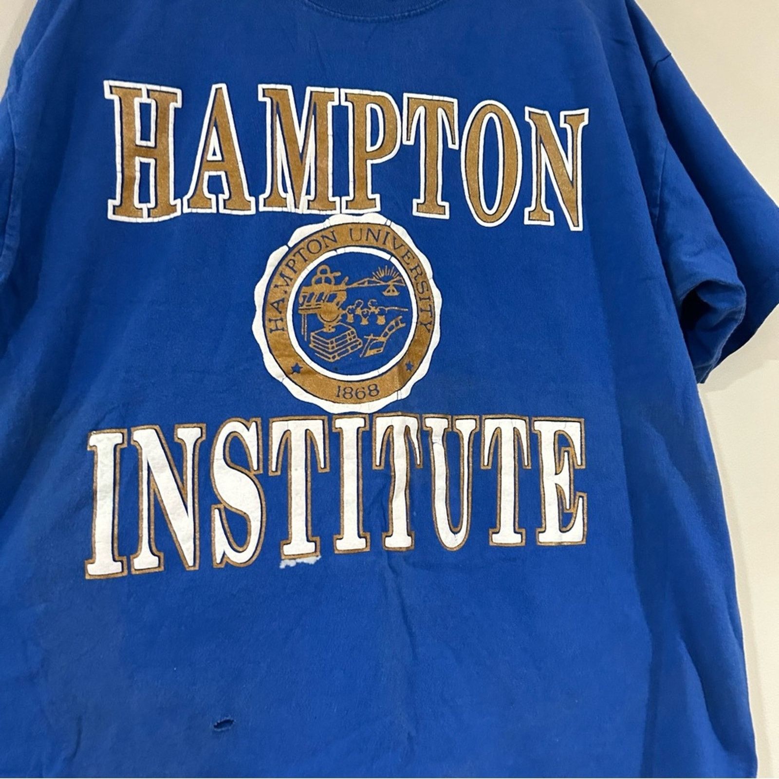 Gildan Vintage Hampton Institute Pirates Shirt Size US XL / EU 56 / 4 - 3 Thumbnail