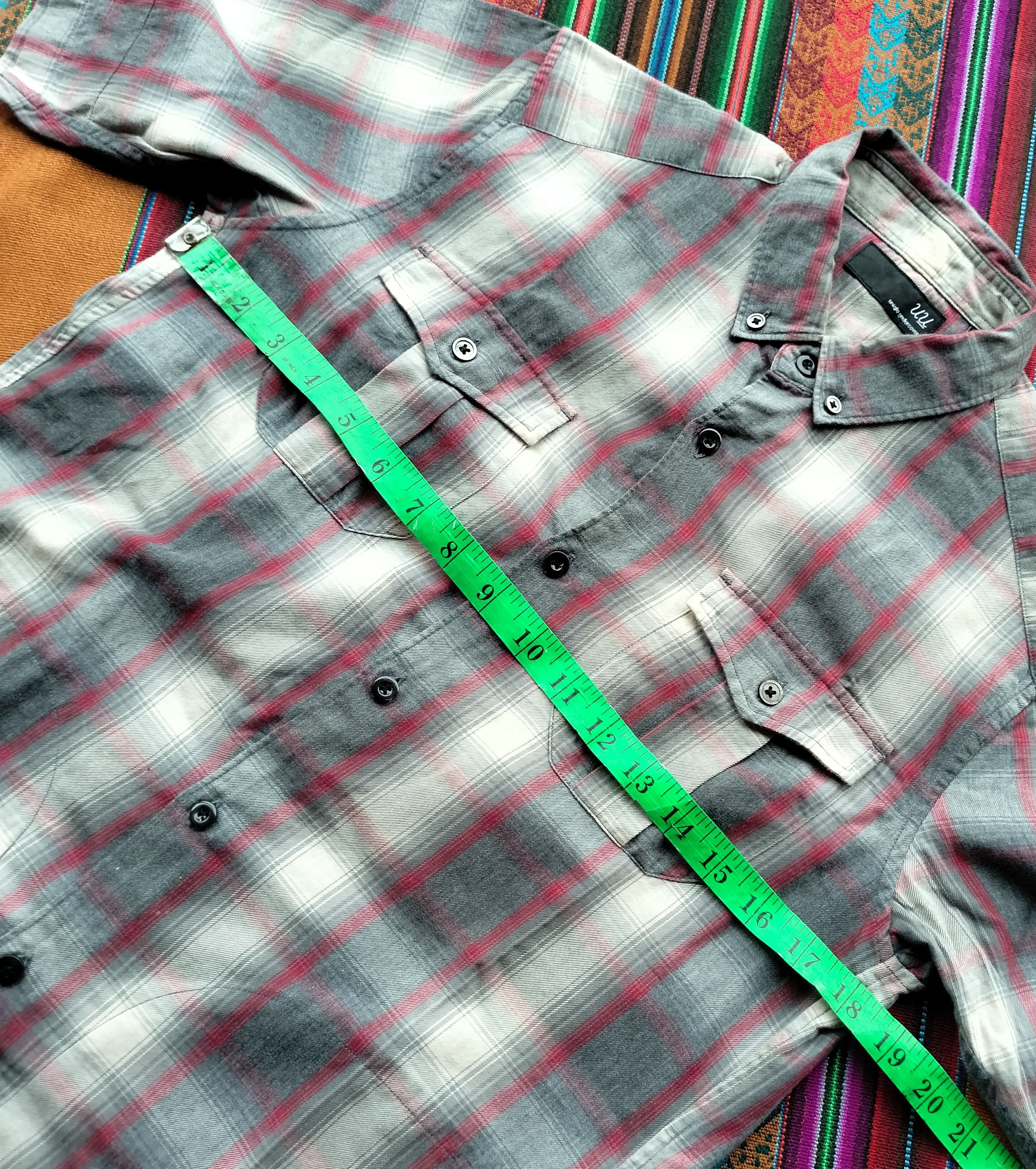 Japanese Brand Undercover for uniqlo 4 pocket plaid ss shirt Size US S / EU 44-46 / 1 - 14 Thumbnail