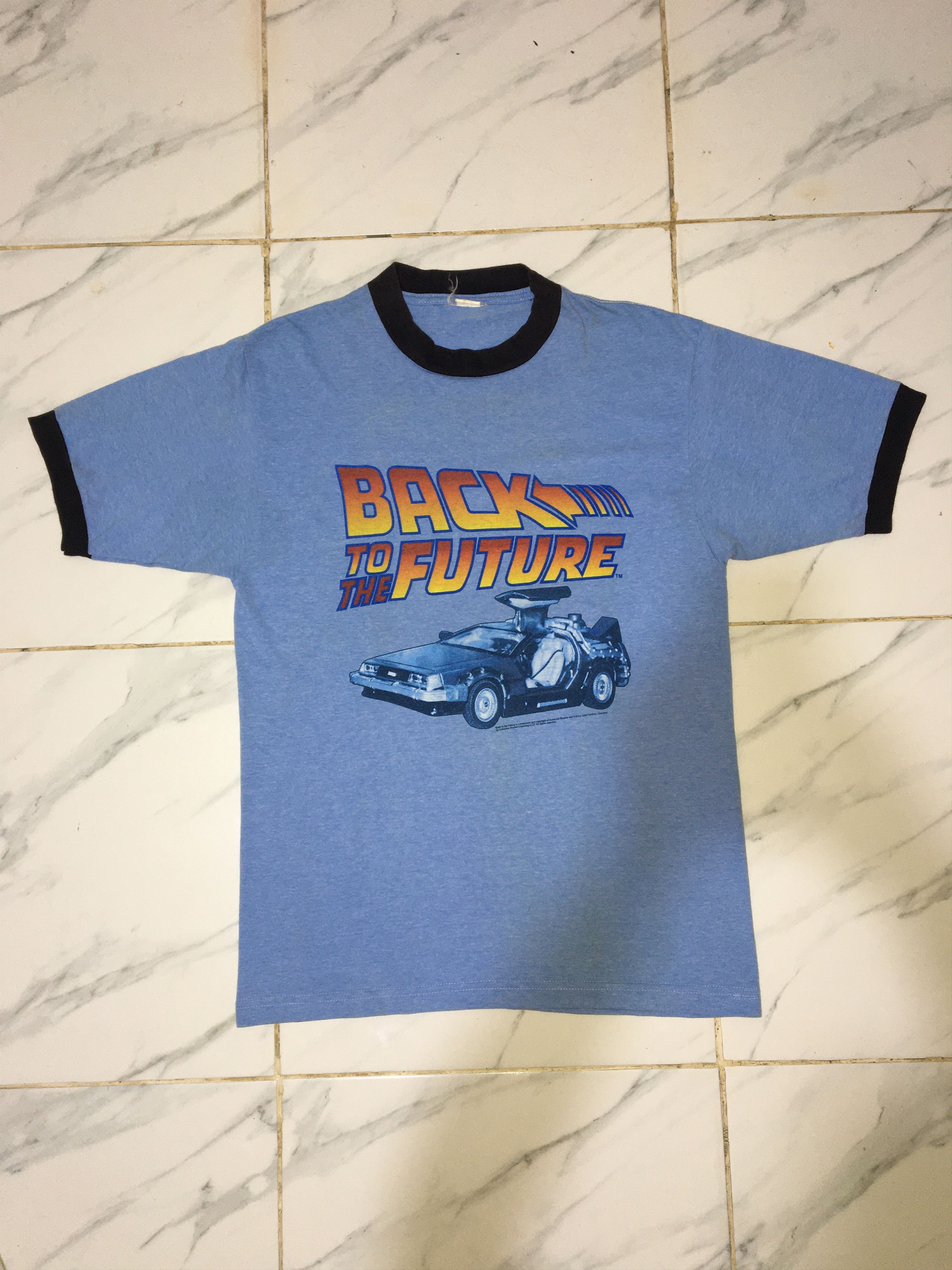 Vintage Vintage BACK TO THE FUTURE Ringer Tee Size US M / EU 48-50 / 2 - 1 Thumbnail