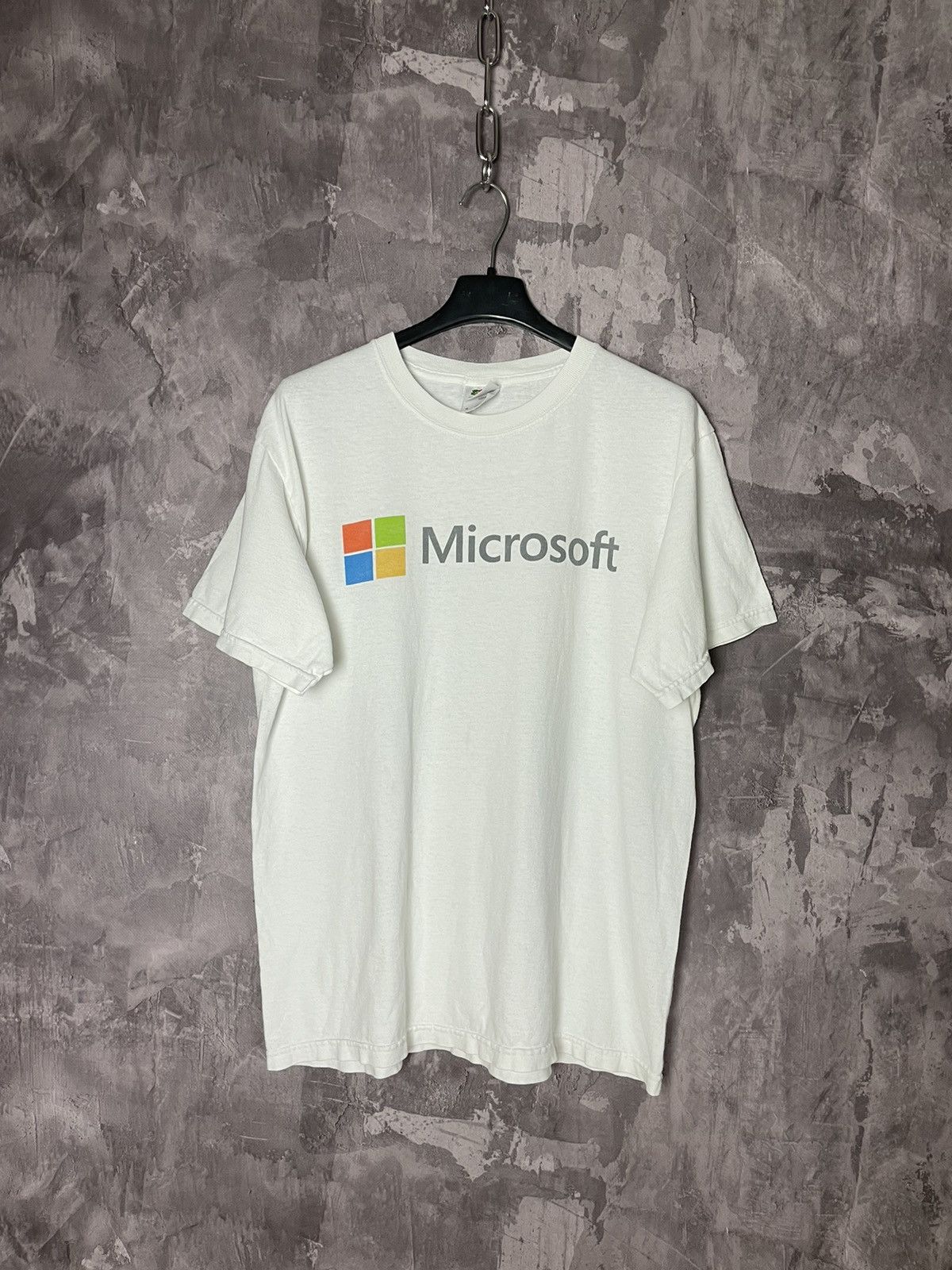 Microsoft × Vintage ‘90s Vintage Microsoft Computers Logo Spell Out Tee Size US M / EU 48-50 / 2 - 1 Thumbnail