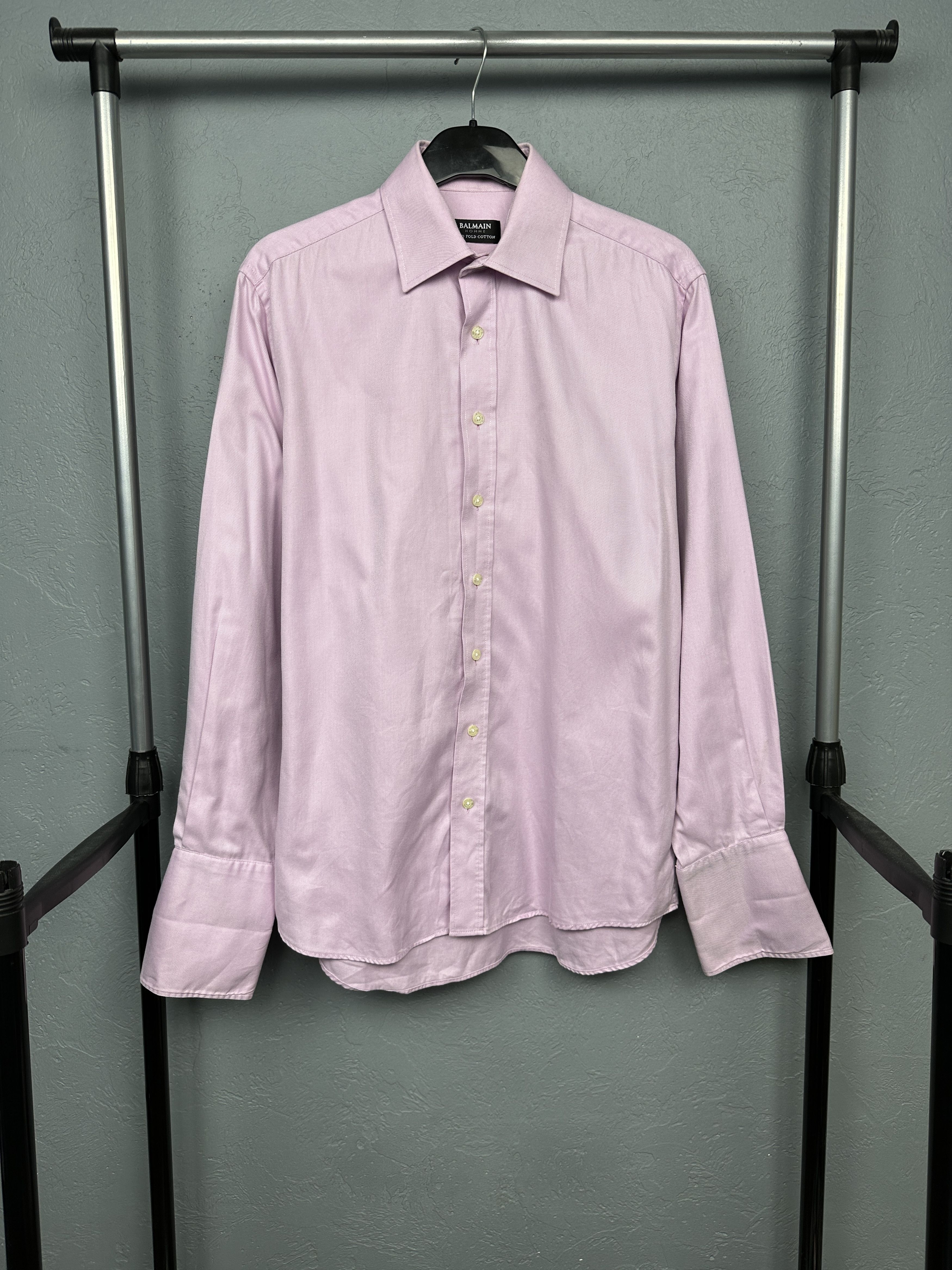 Balmain Balmain Homme Vintage Mens Long Sleeve Shirt Size US L / EU 52-54 / 3 - 1 Thumbnail