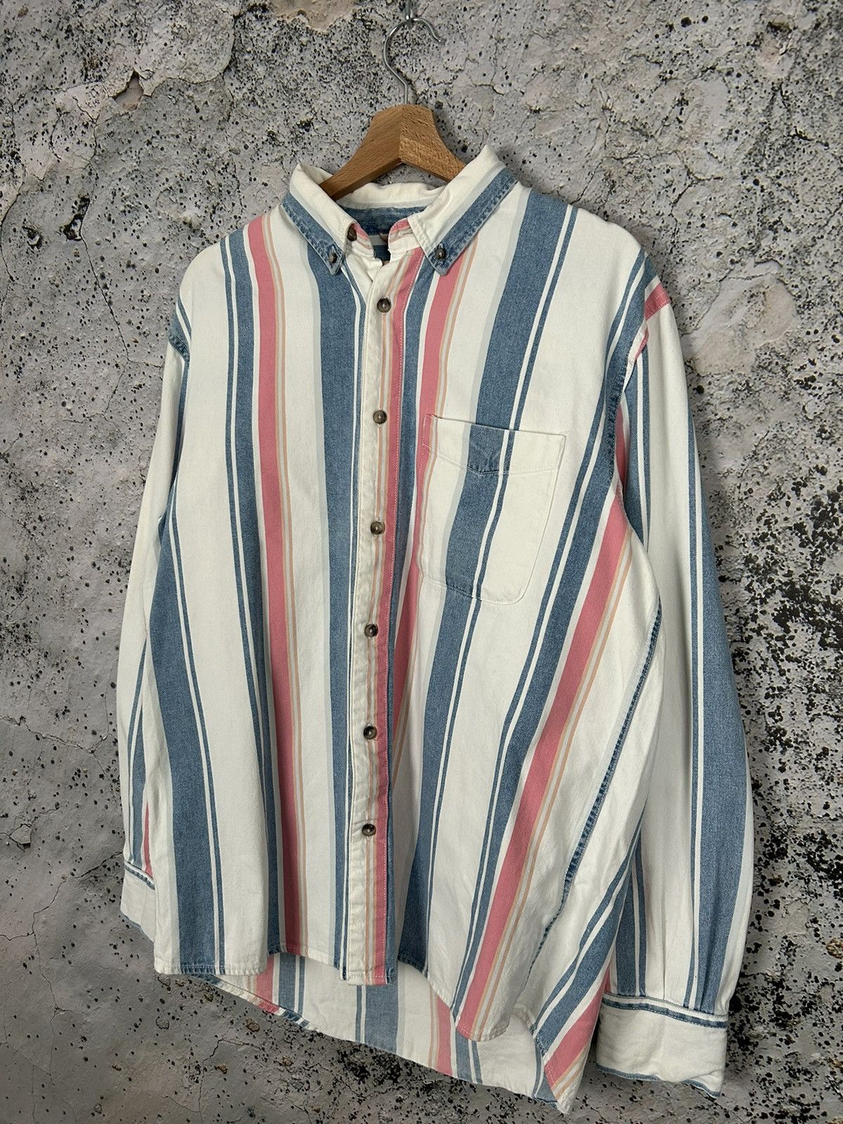 Zara Zara Overshirt Stripped Streetwear Hype Rock Punk Skate Size US L / EU 52-54 / 3 - 2 Thumbnail