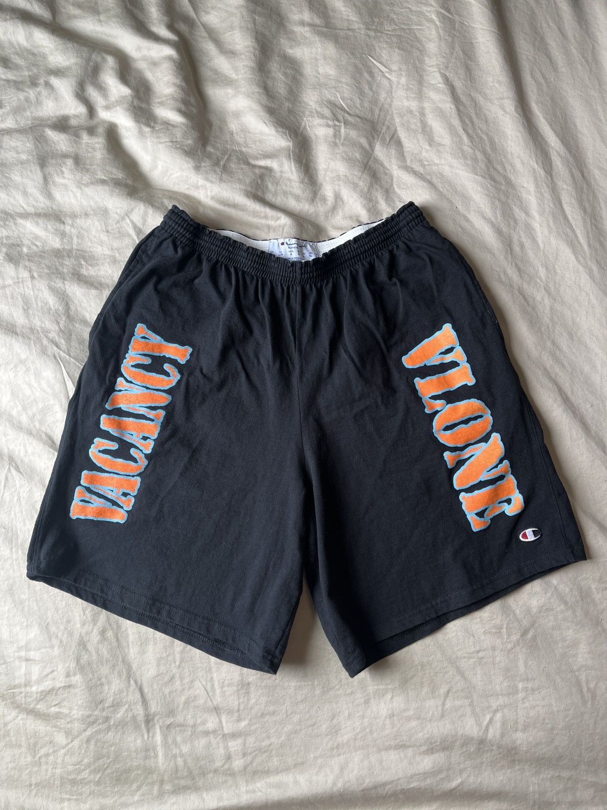 Vlone VLONE X NO VACANY INN CHAMPION SHORTS | Grailed